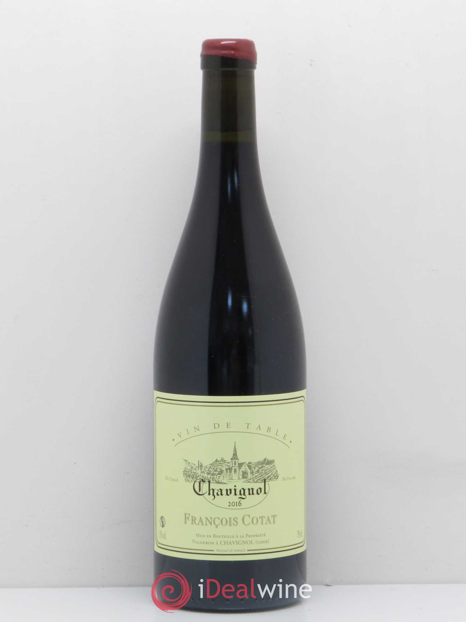 Vin de table - Chavignol François Cotat 2016 - Lot de 1 bouteille - 0