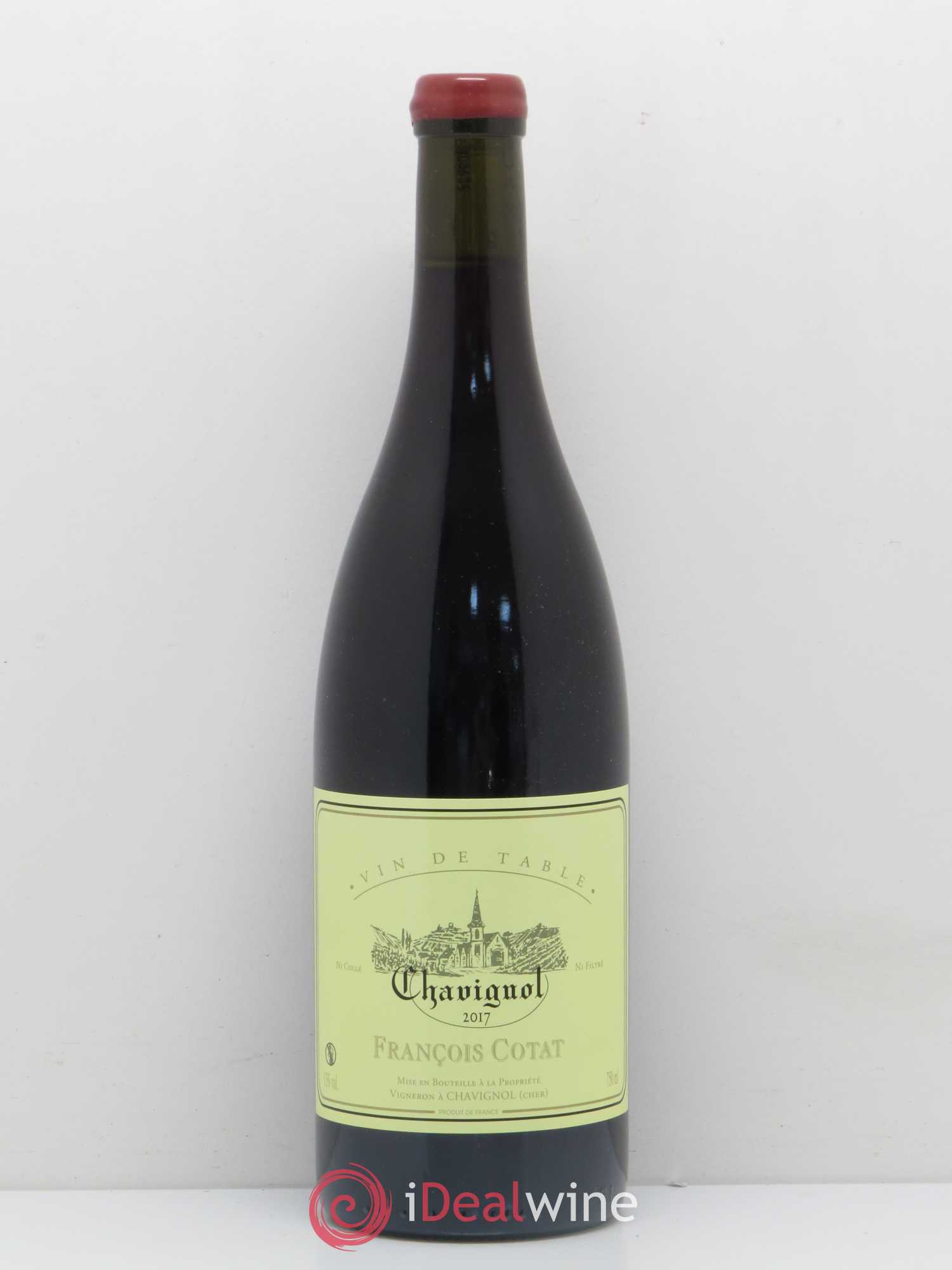 Vin de table - Chavignol François Cotat 2017 - Lot de 1 bouteille - 0