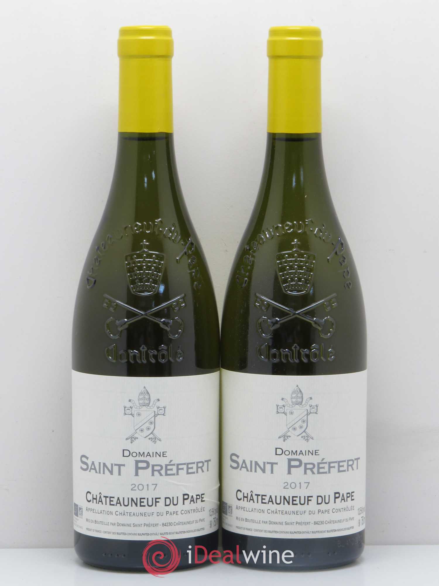 Châteauneuf-du-Pape Domaine de Saint Préfert 2017 - Lot de 2 bouteilles - 0