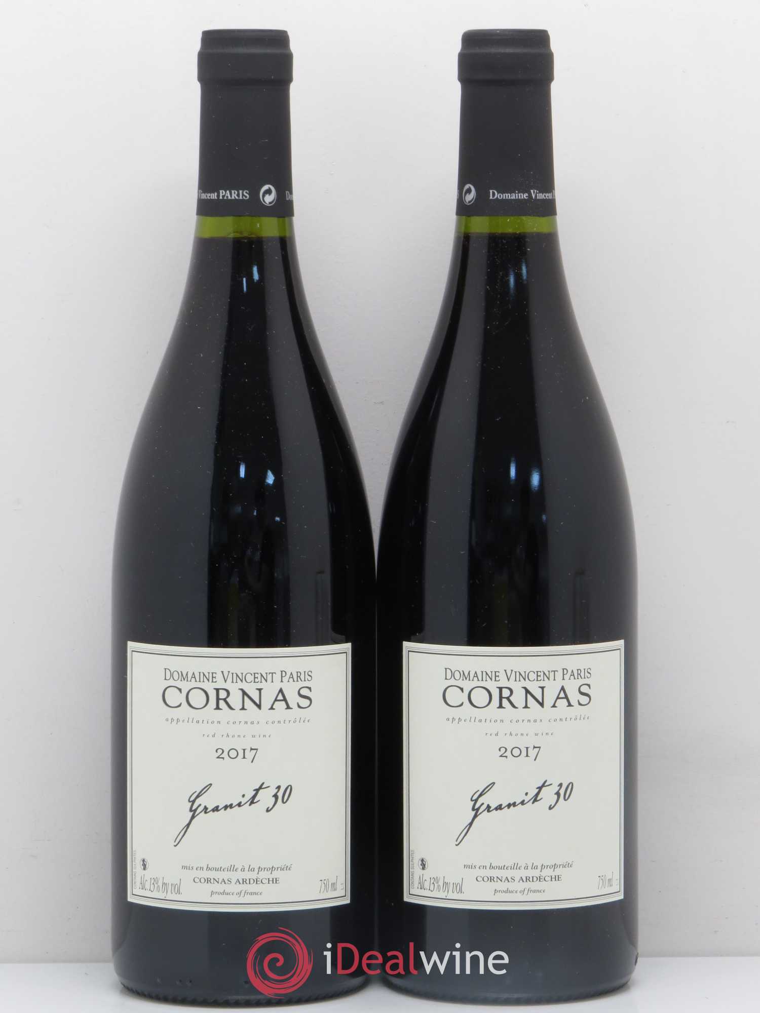 Cornas Granit 30 Vincent Paris 2017 - Lot de 2 bouteilles - 0