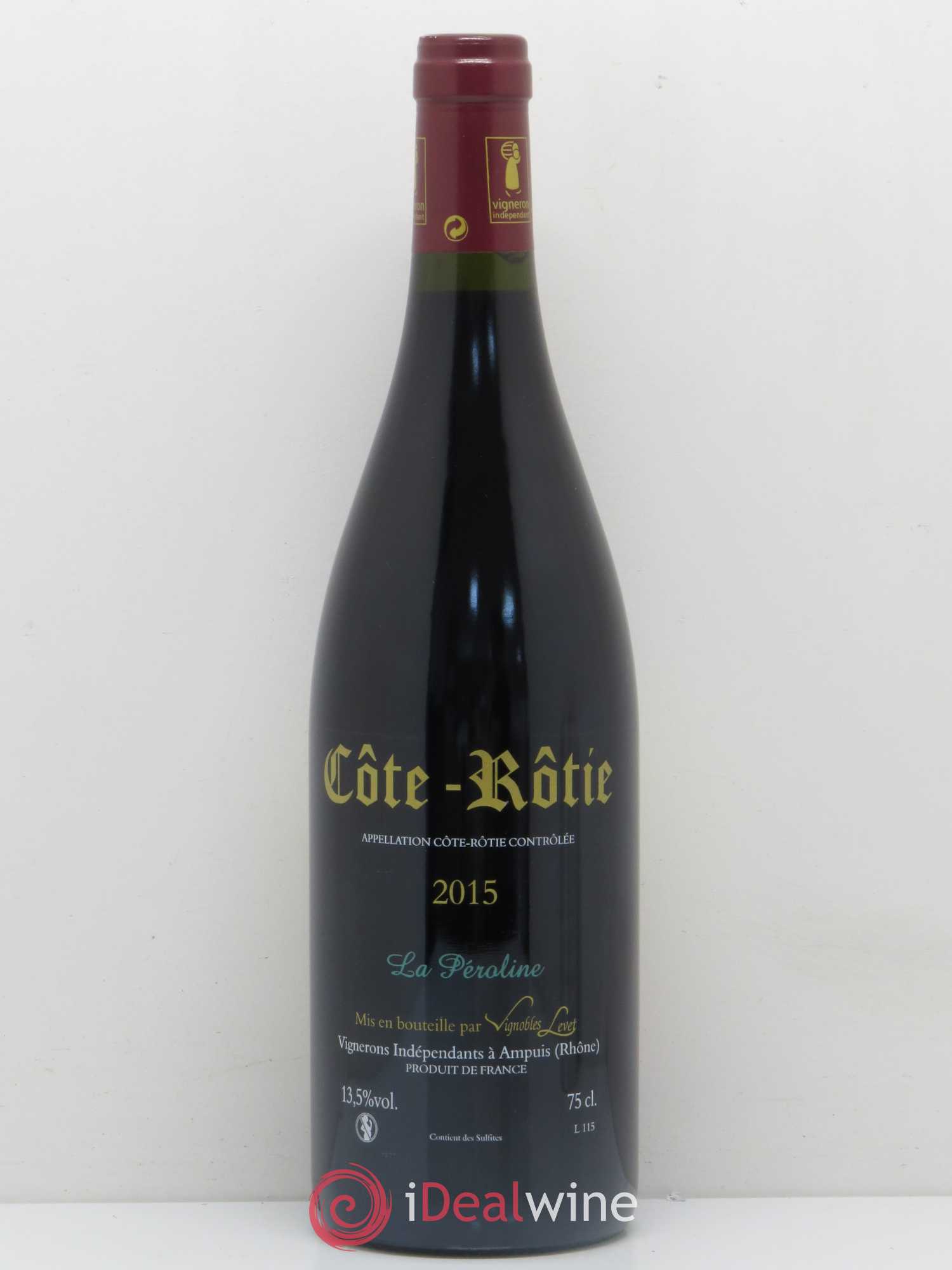 Côte-Rôtie La Péroline Vignobles Levet 2015 - Lot de 1 bouteille - 1