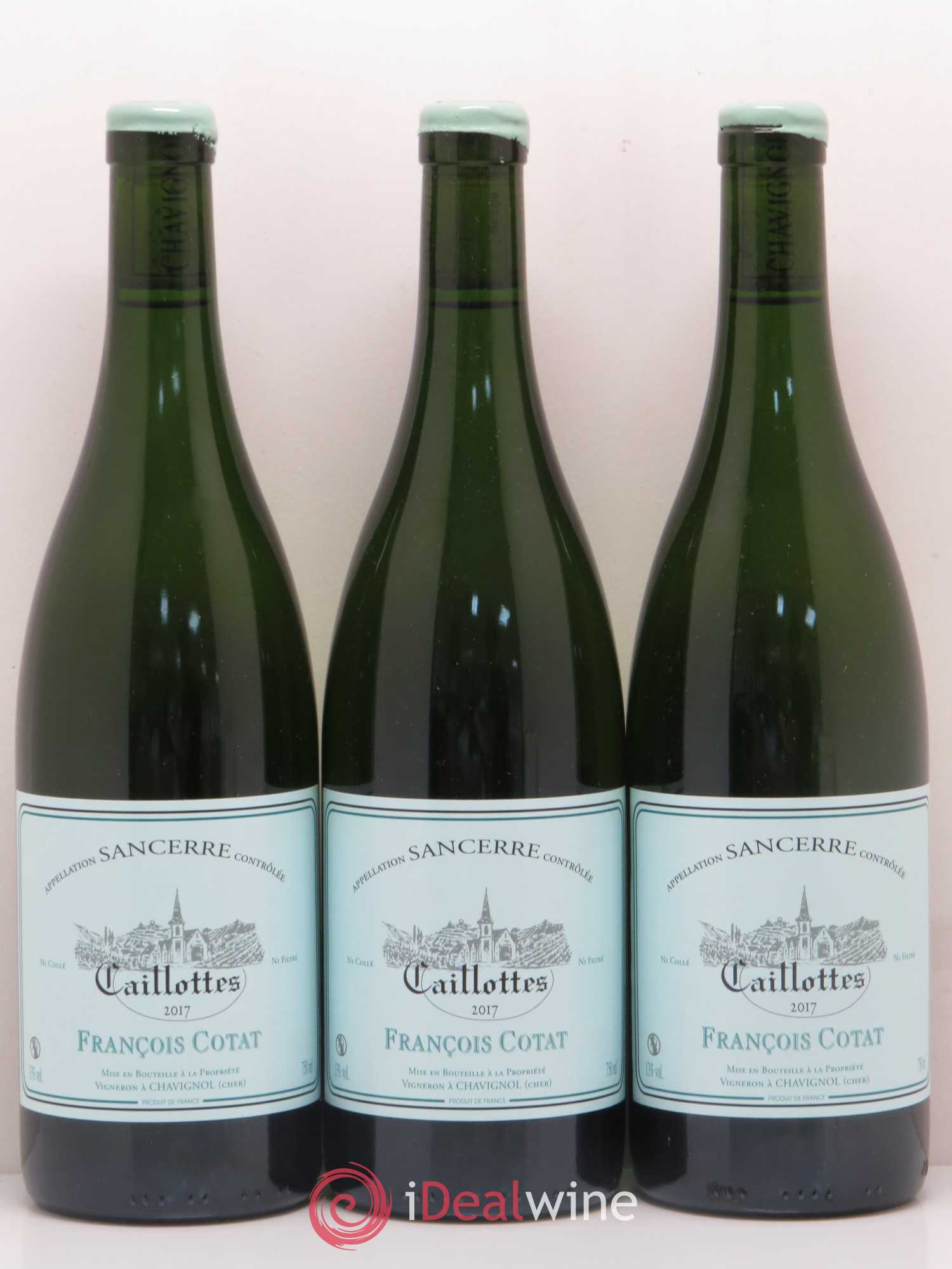 Sancerre Les Caillottes François Cotat 2017 - Lot de 3 bouteilles - 0