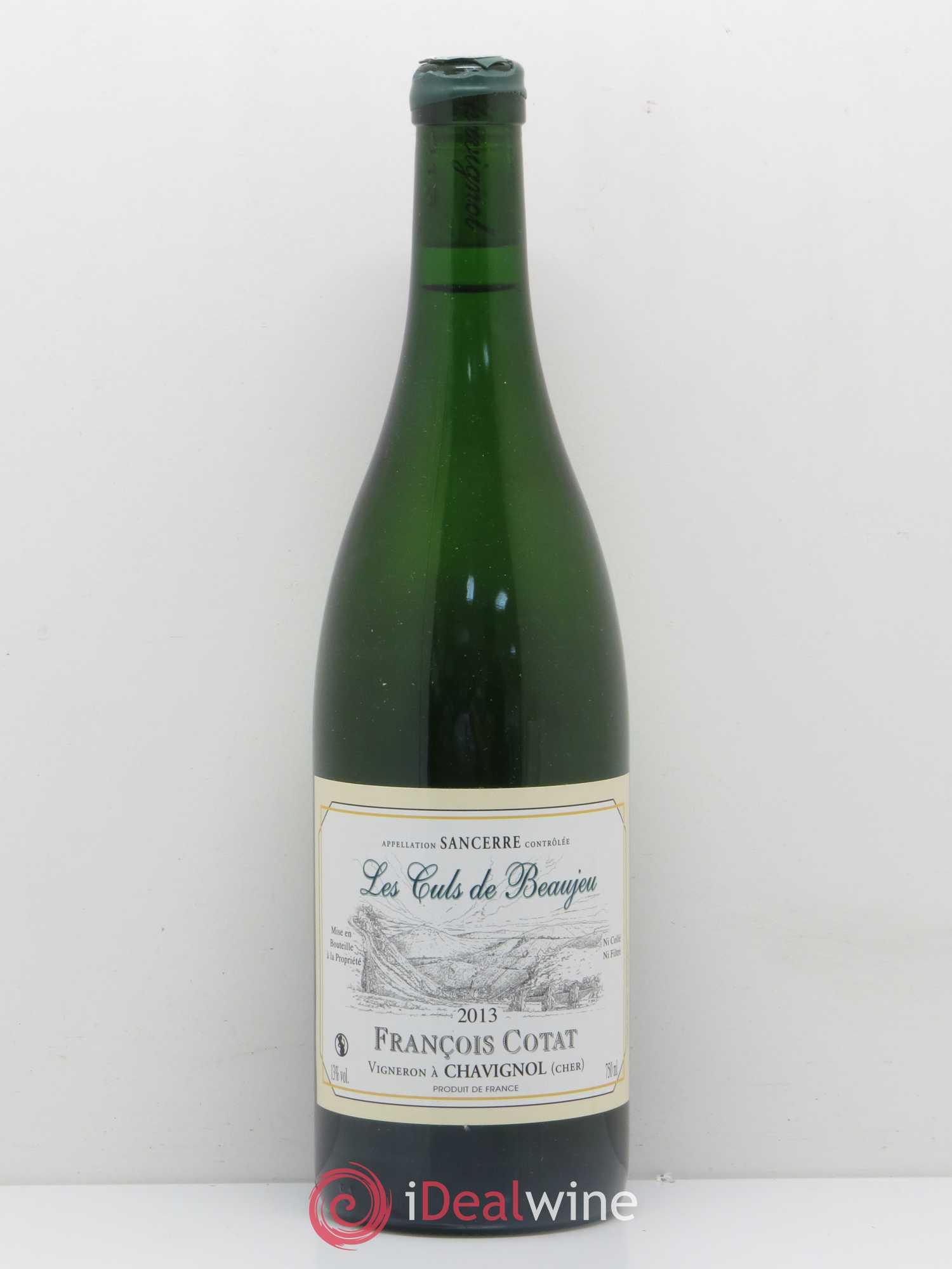 Sancerre Les Culs de Beaujeu François Cotat 2013 - Lot de 1 bouteille - 0