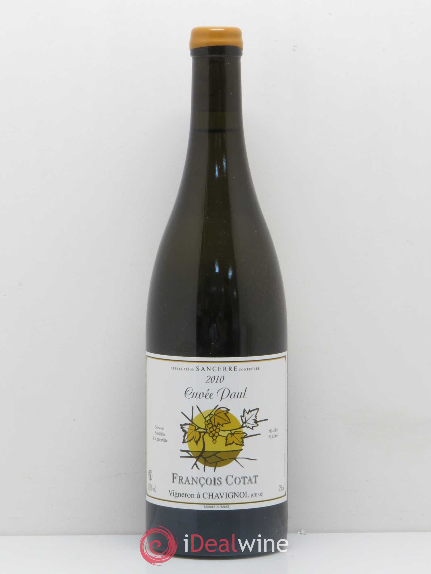 Sancerre Cuvée Paul François Cotat 2010 - Lot de 1 bouteille - 0
