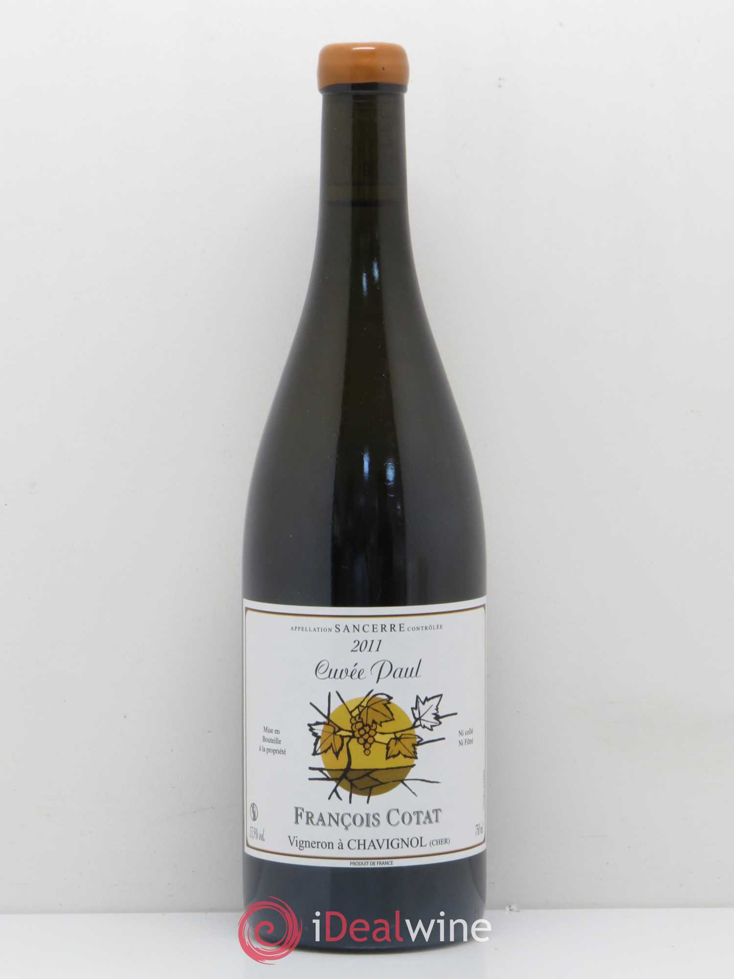 Sancerre Cuvée Paul François Cotat 2011 - Lot de 1 bouteille - 0