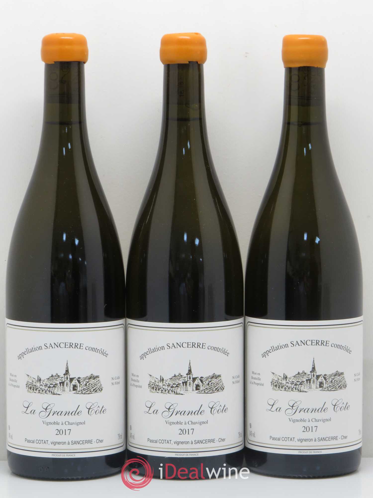 Sancerre La Grande Côte Pascal Cotat 2017 - Lot de 3 bouteilles - 0