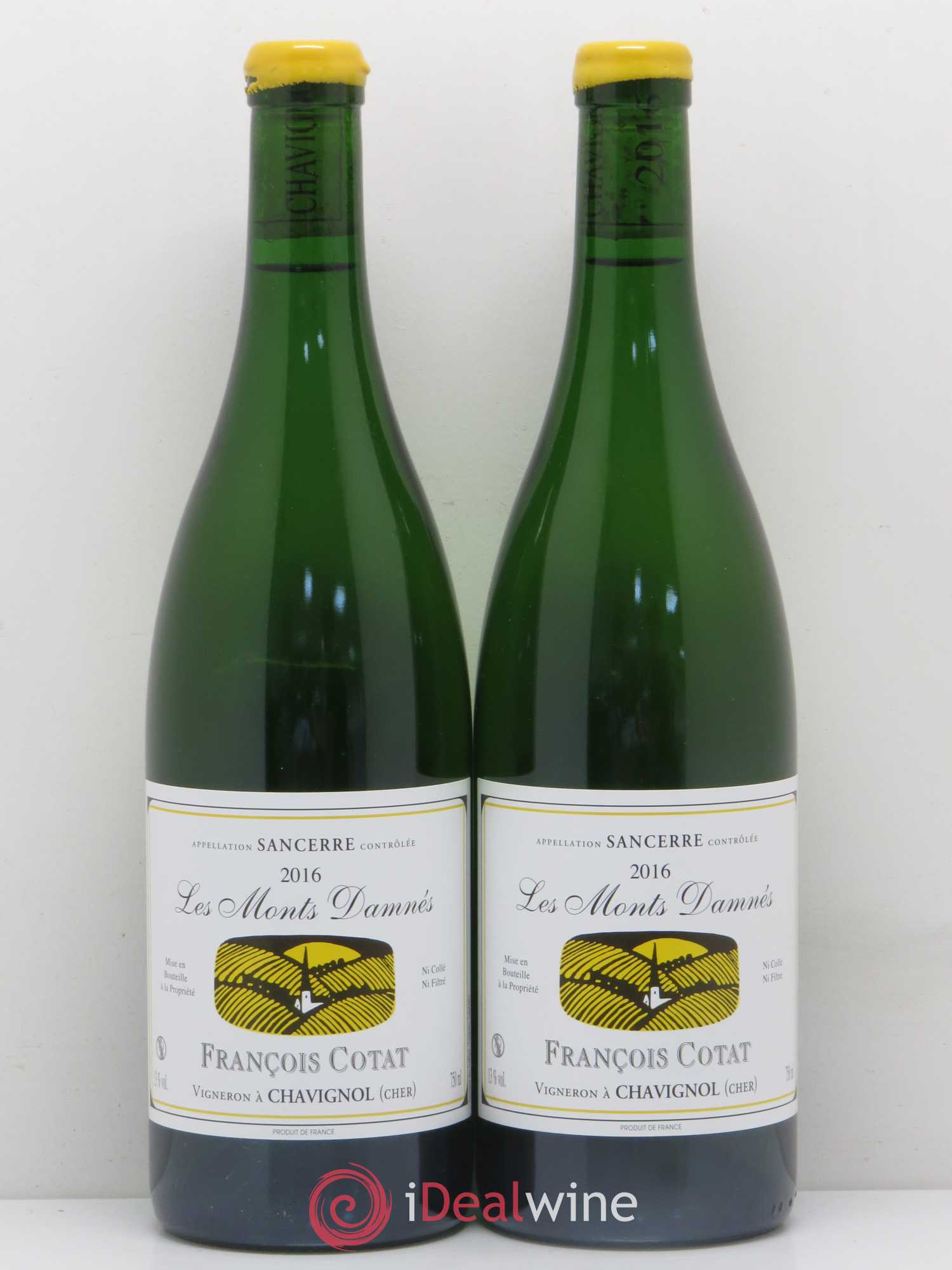 Sancerre Les Monts Damnés François Cotat 2016 - Lot de 2 bouteilles - 0
