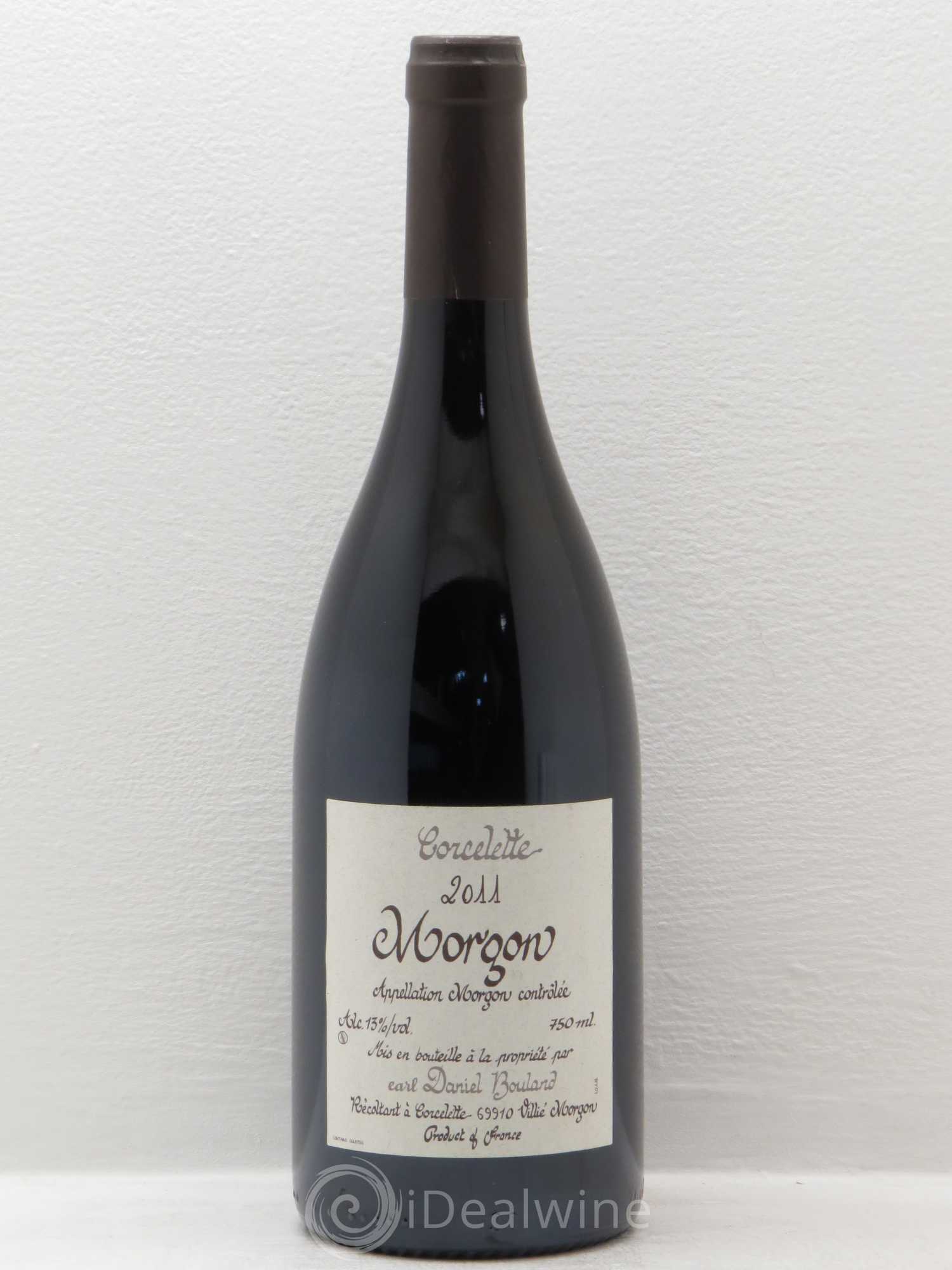 Morgon Corcelette Daniel Bouland (Domaine) 2011 - Lot de 1 bouteille - 0