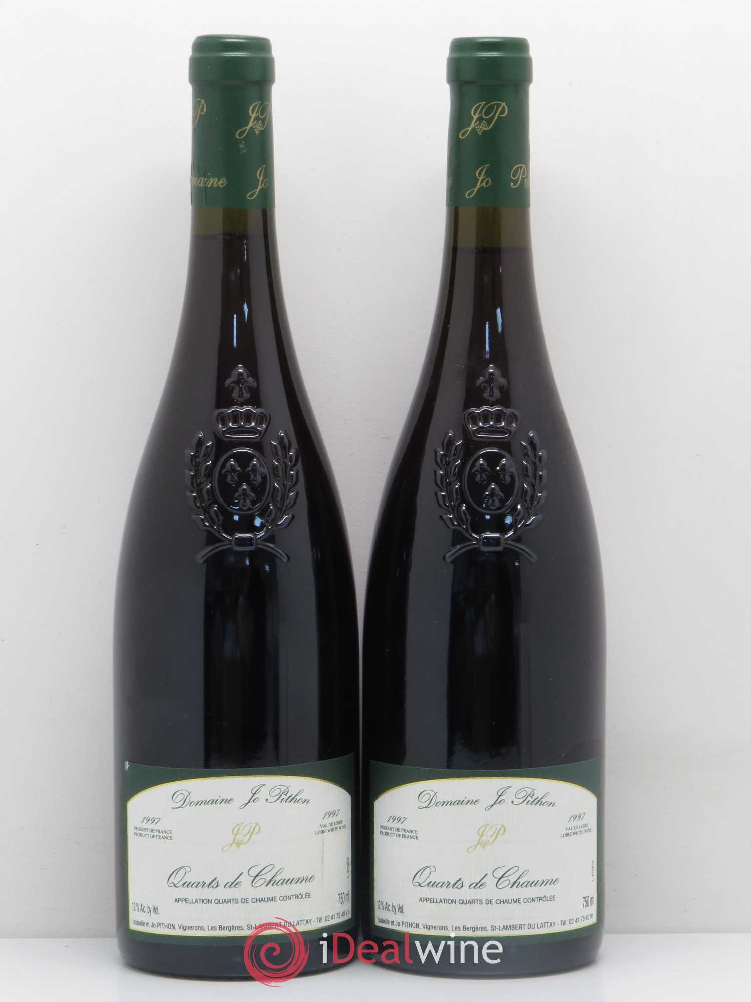 Quarts de Chaume Domaine Jo Pithon (sans prix de réserve) 1997 - Lotto di 2 bottiglie - 0