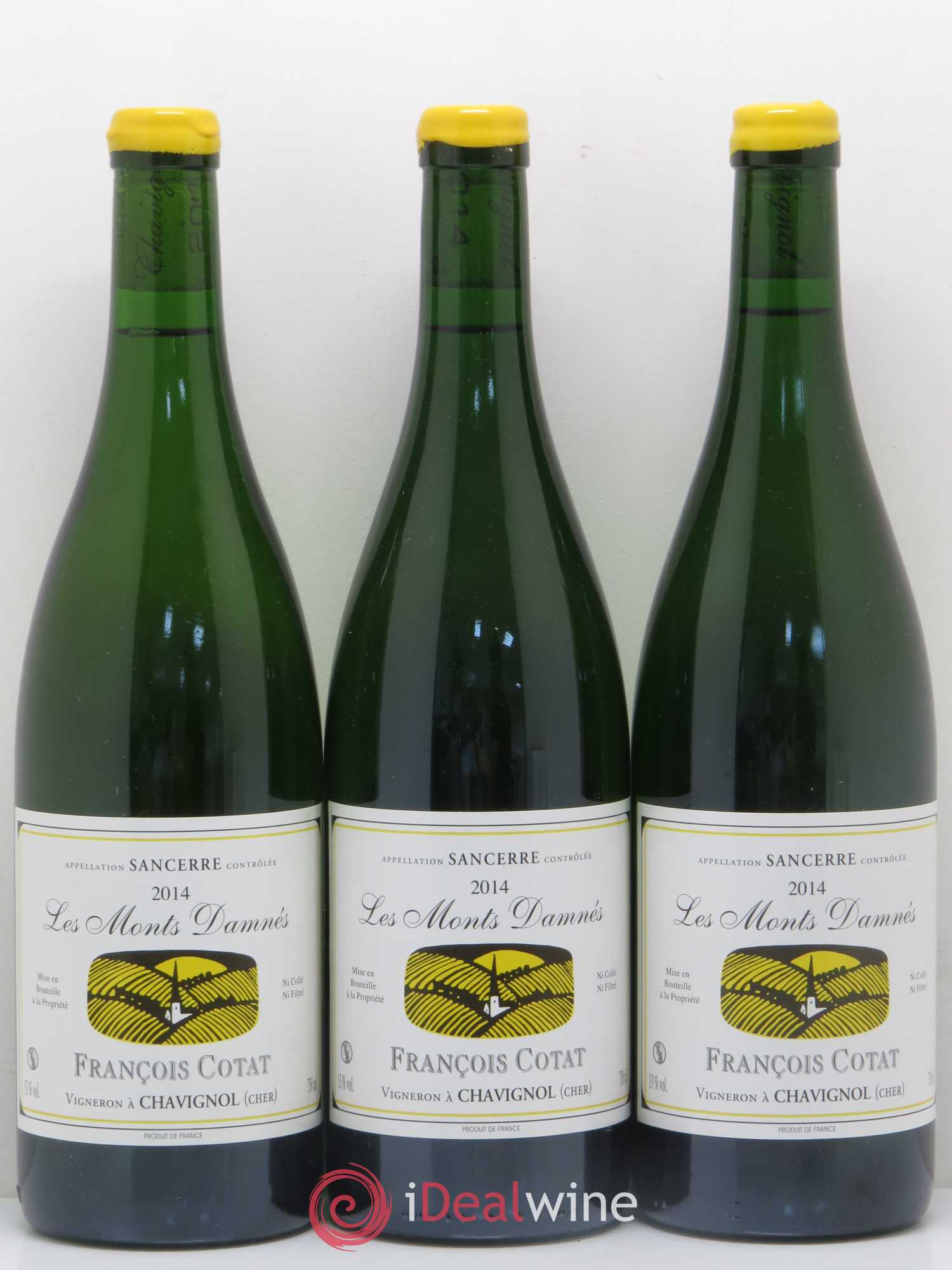Sancerre Les Monts Damnés François Cotat 2014 - Lot de 3 bouteilles - 0