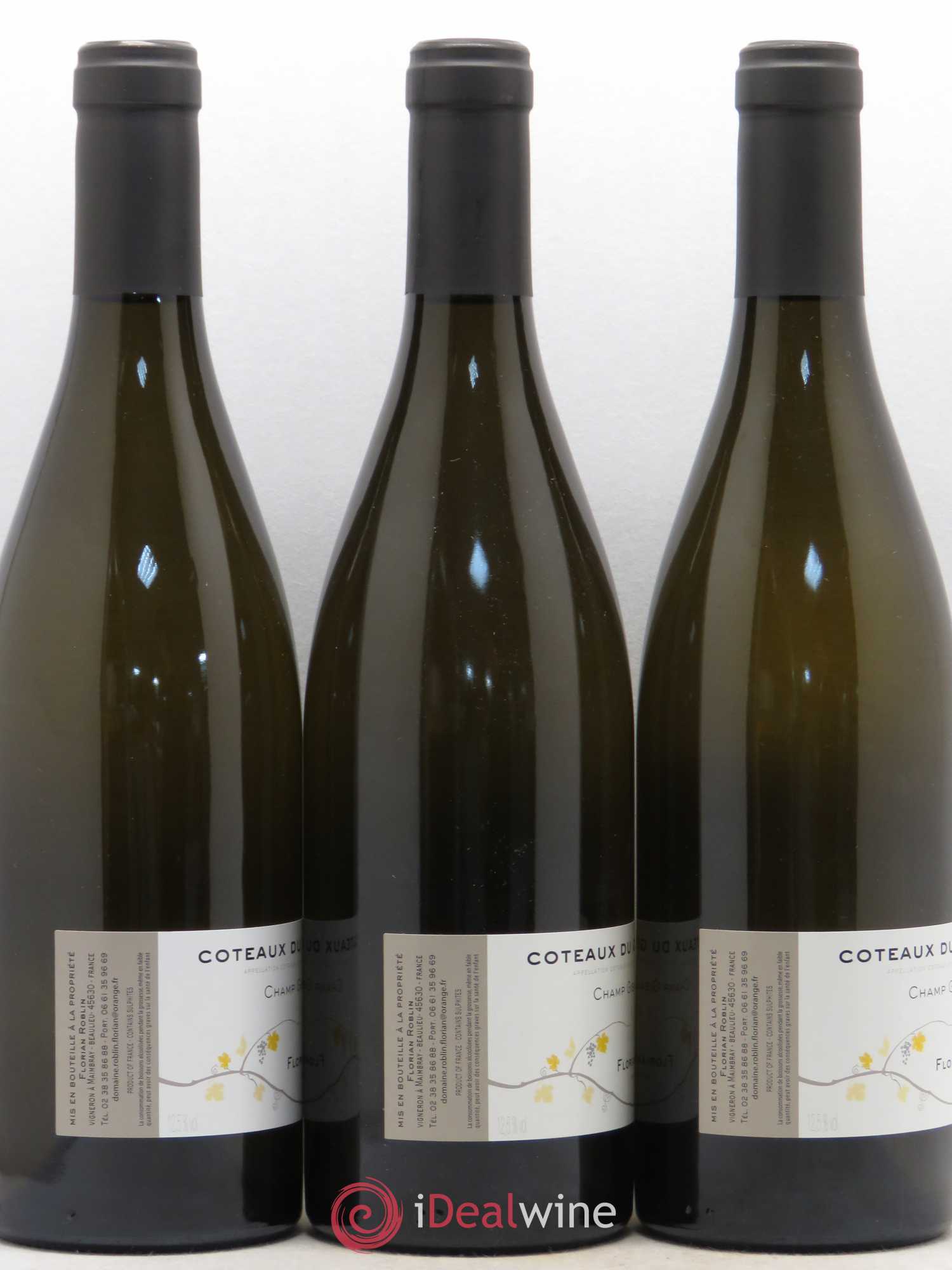 IGP Val de Loire Coteaux du Giennois Champ Gibault Florian Roblin (sans prix de réserve) 2017 - Lot de 3 bouteilles - 1