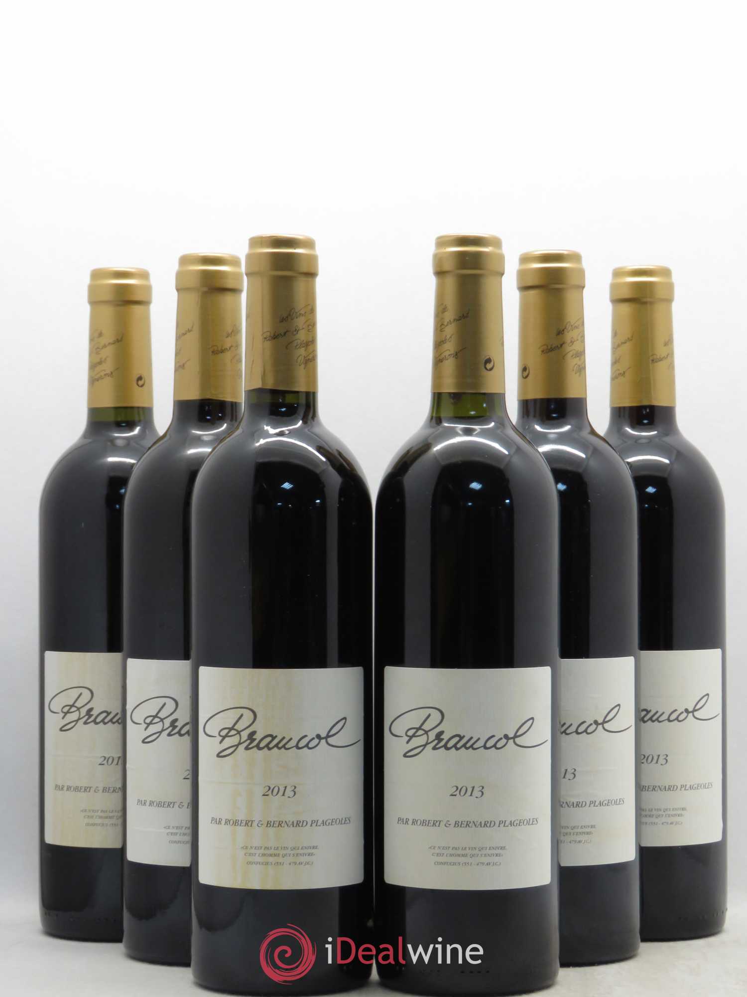 Sud-Ouest Gaillac Domaine Plageoles Braucol (sans prix de réserve) 2013 - Posten von 6 Flaschen - 0