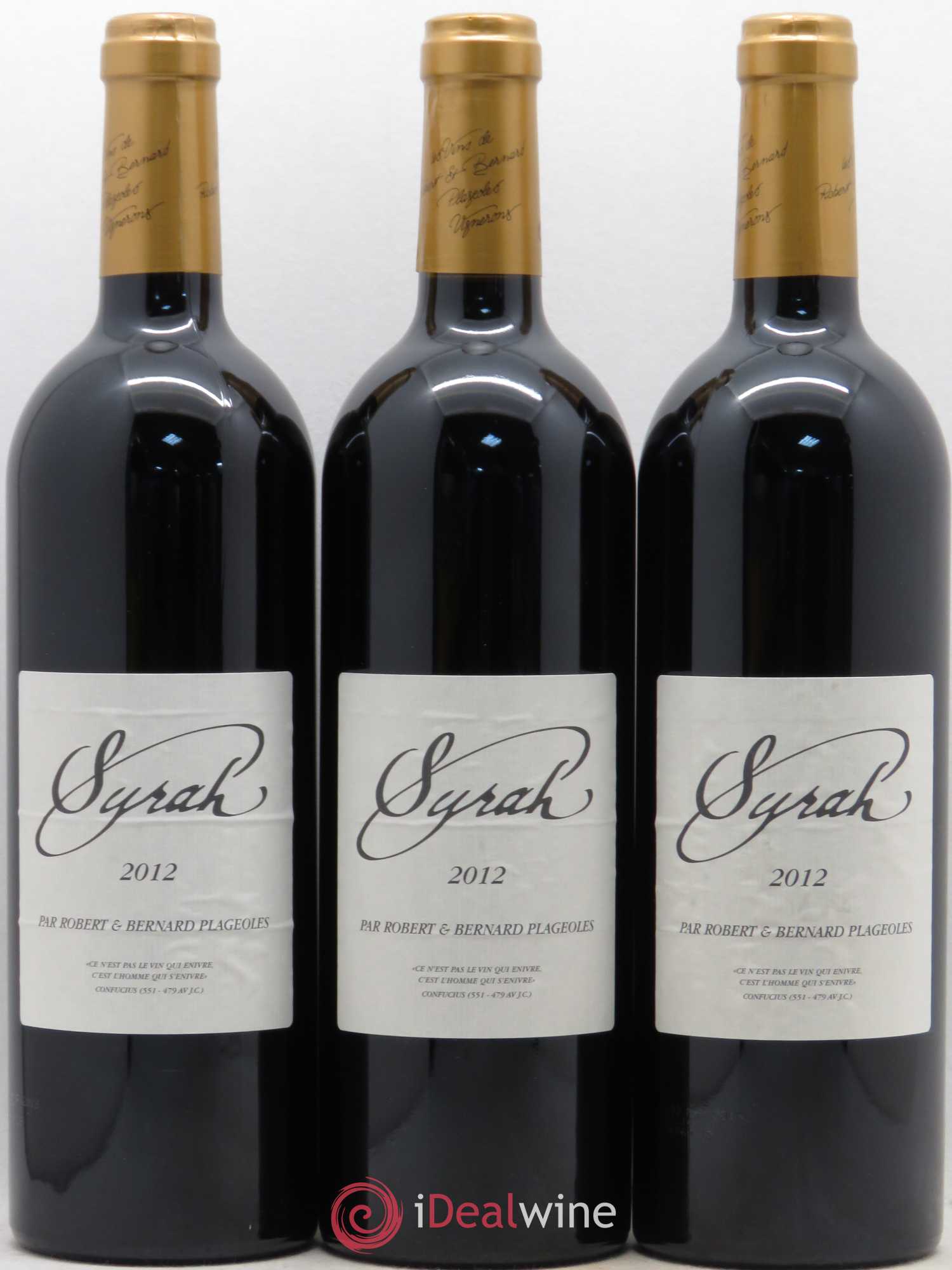 Sud-Ouest Gaillac Domaine Plageoles Syrah (sans prix de réserve) 2012 - Posten von 6 Flaschen - 3