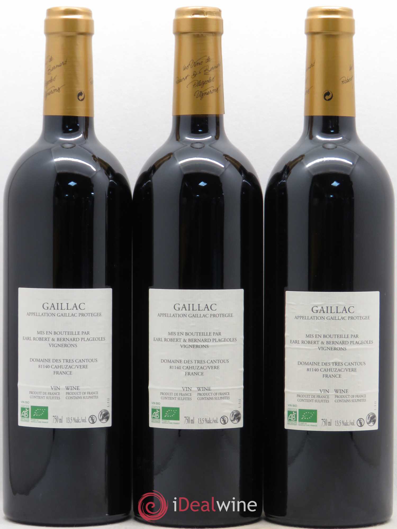 Sud-Ouest Gaillac Domaine Plageoles Syrah (sans prix de réserve) 2012 - Posten von 6 Flaschen - 4