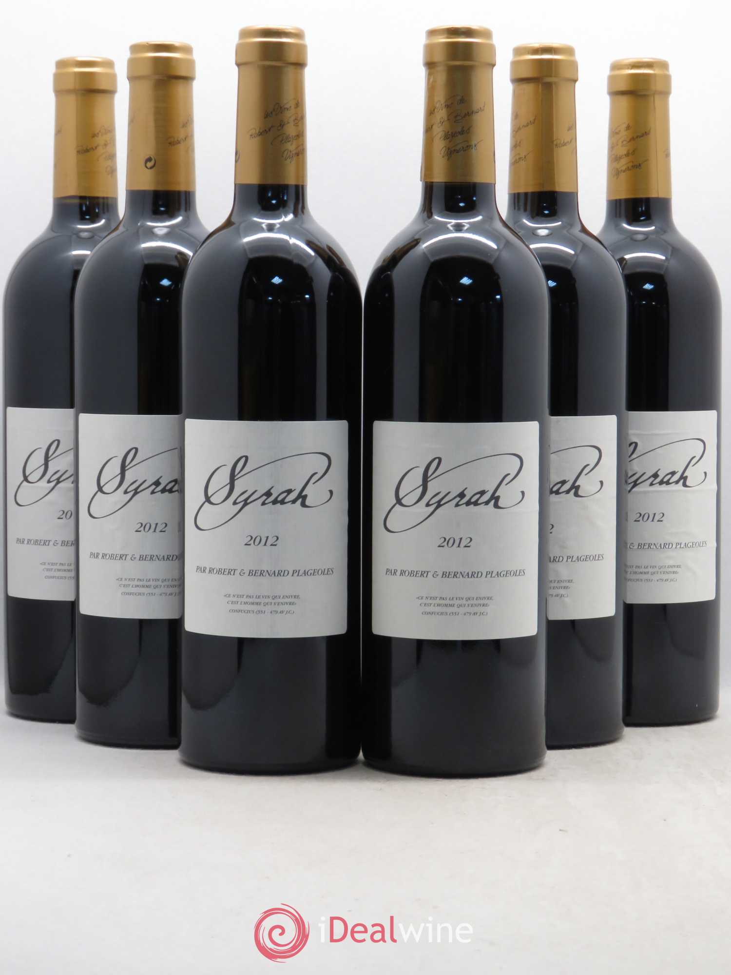 Sud-Ouest Gaillac Domaine Plageoles Syrah (sans prix de réserve) 2012 - Posten von 6 Flaschen - 0