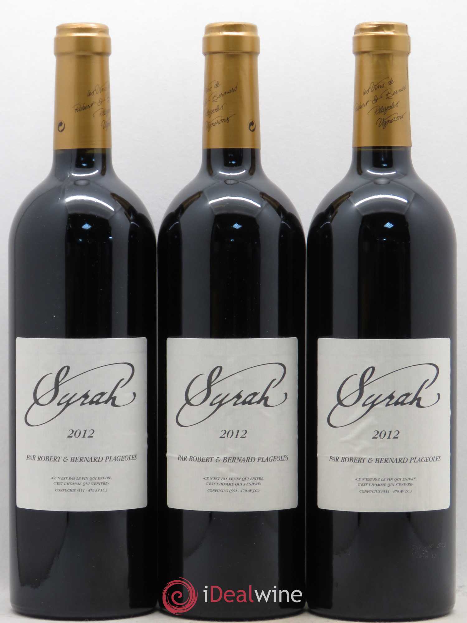Sud-Ouest Gaillac Domaine Plageoles Syrah (sans prix de réserve) 2012 - Posten von 6 Flaschen - 1