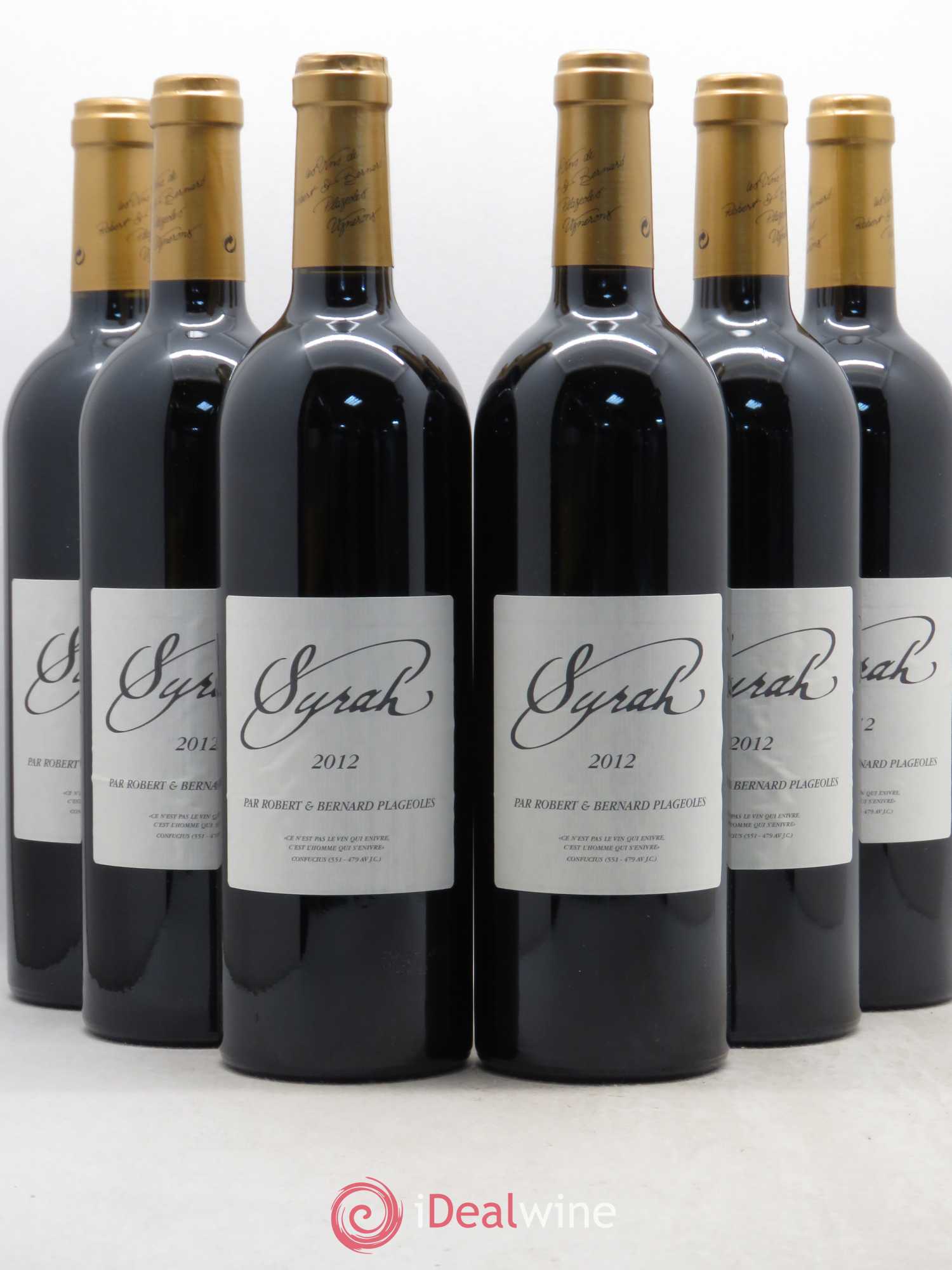 Sud-Ouest Gaillac Domaine Plageoles Syrah (sans prix de réserve) 2012 - Posten von 6 Flaschen - 0