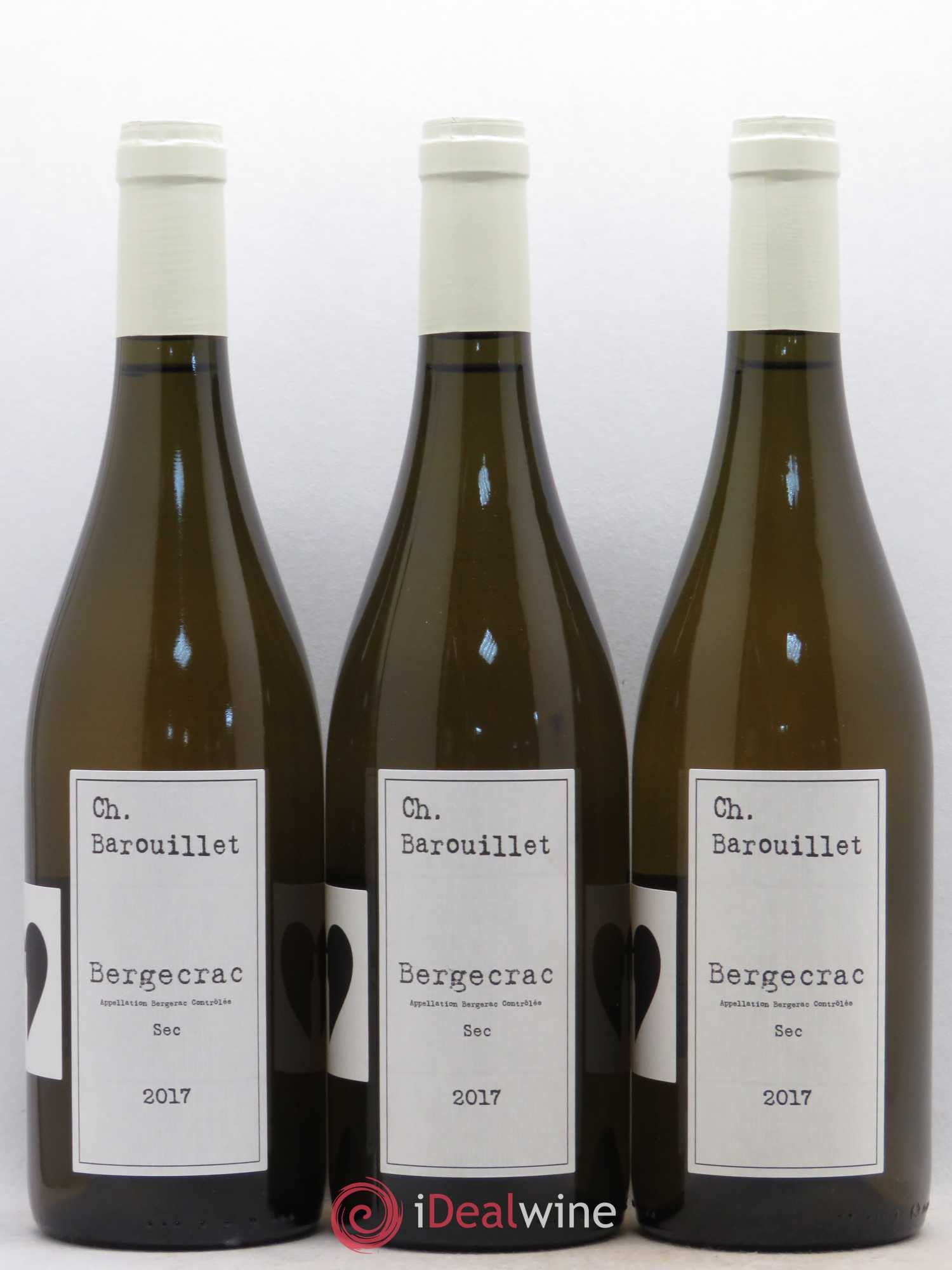 Bergerac Château Barouillet Bergecrac (sans prix de réserve) 2017 - Posten von 6 Flaschen - 3
