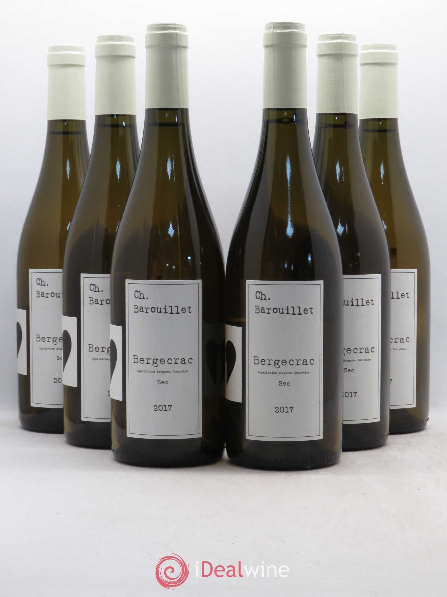 Bergerac Château Barouillet Bergecrac (sans prix de réserve) 2017 - Posten von 6 Flaschen - 0