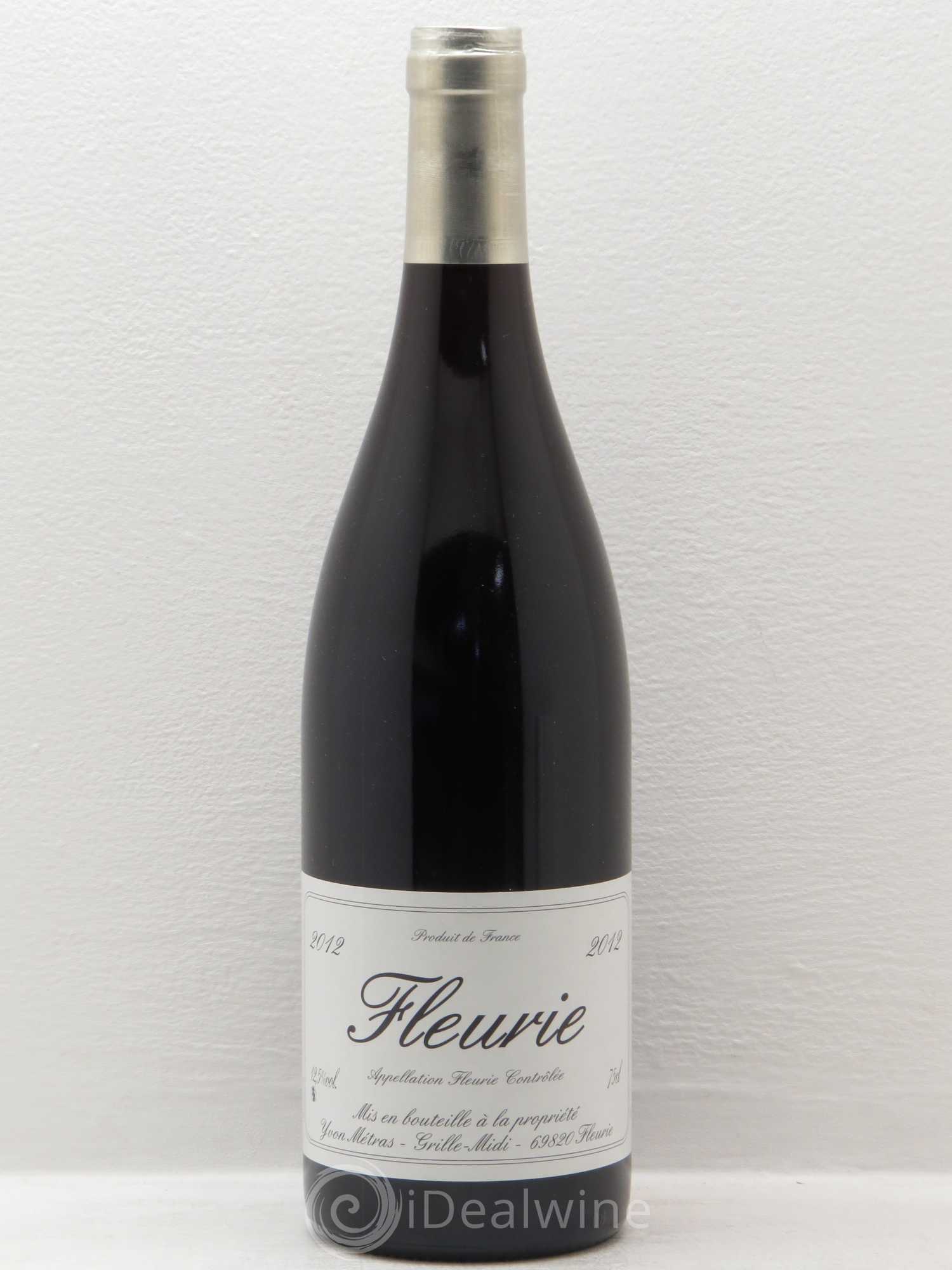 Fleurie Yvon Métras 2012 - Lot de 1 bouteille - 0