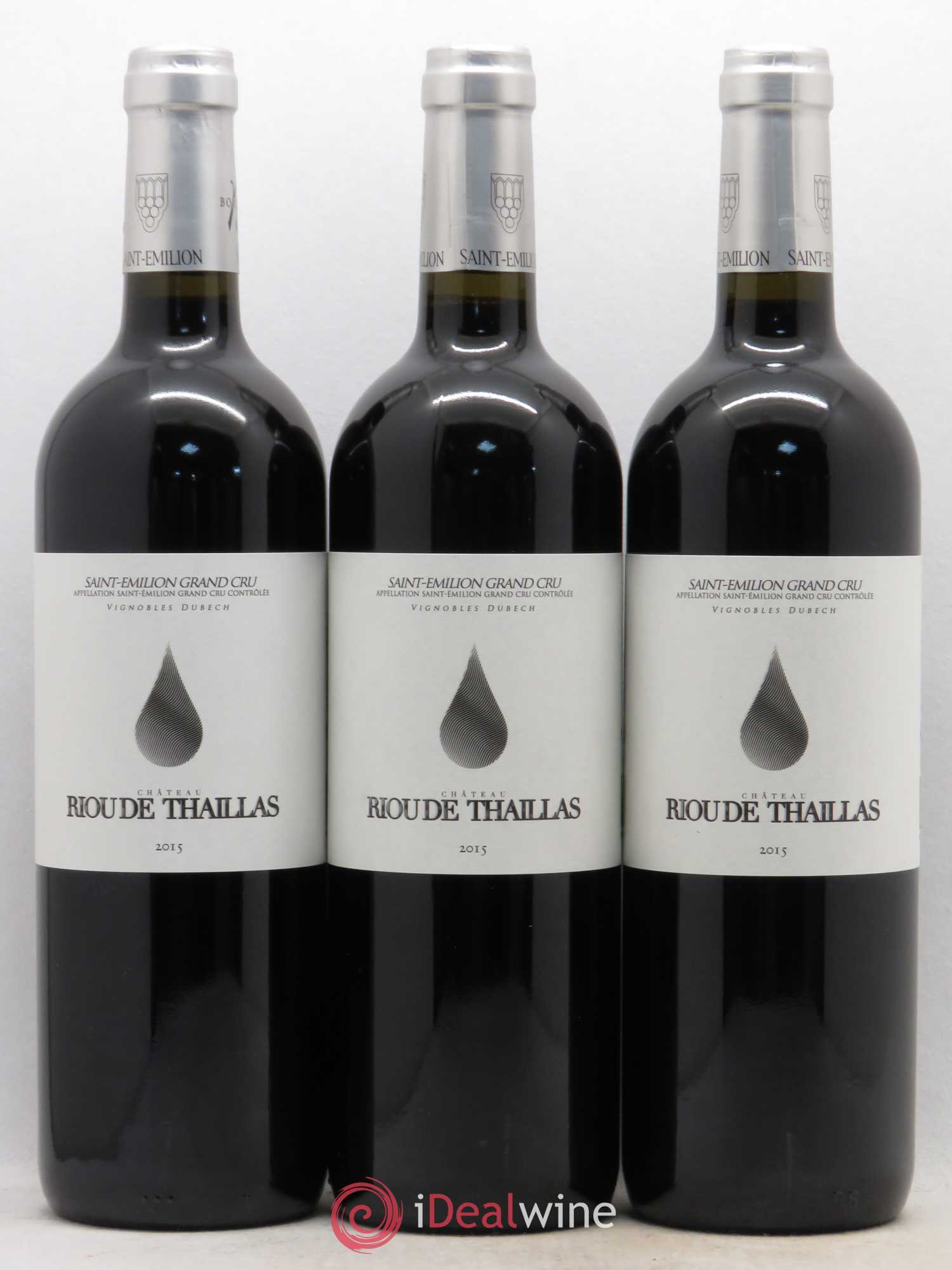 Saint-Émilion Château Riou de Thaillas (sans prix de réserve) 2015 - Posten von 6 Flaschen - 1