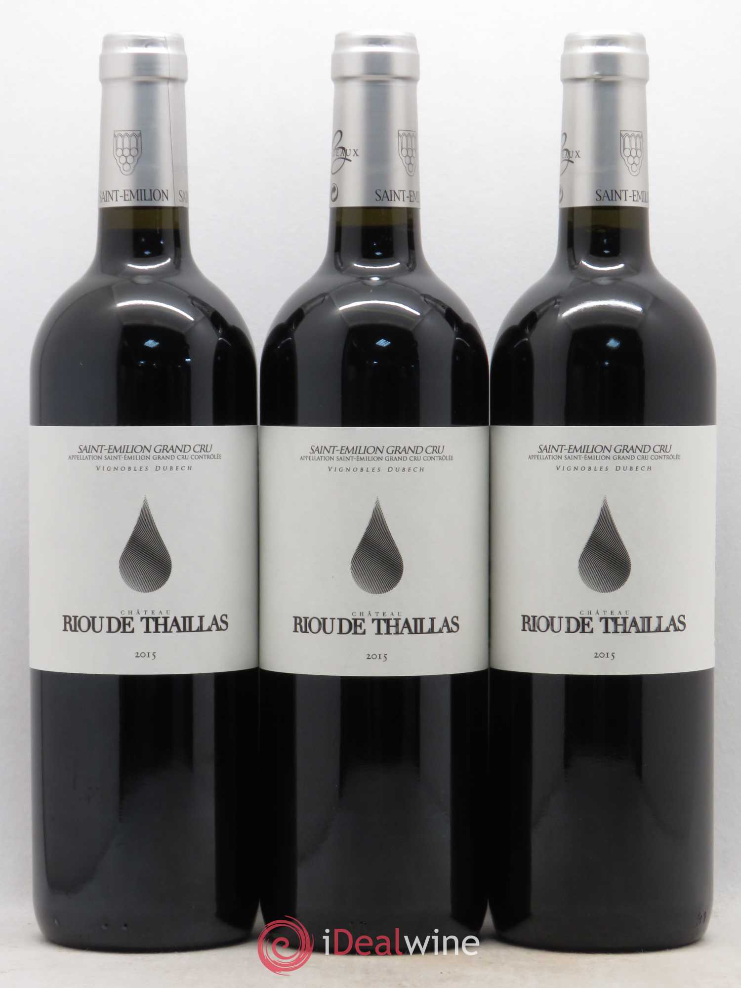 Saint-Émilion Château Riou de Thaillas (sans prix de réserve) 2015 - Posten von 6 Flaschen - 2