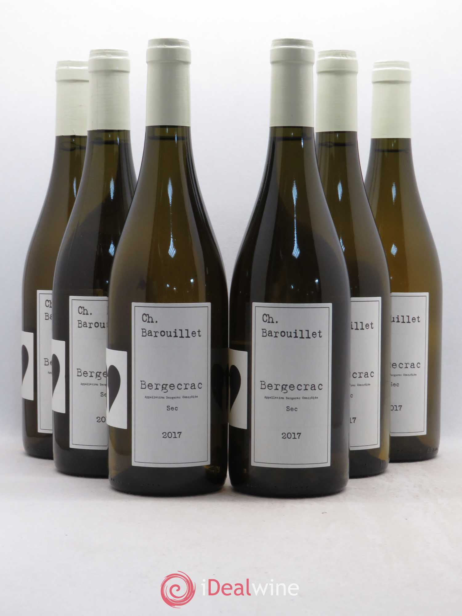 Bergerac Bergecrac Château Barouillet (sans prix de réserve) 2017 - Posten von 6 Flaschen - 0