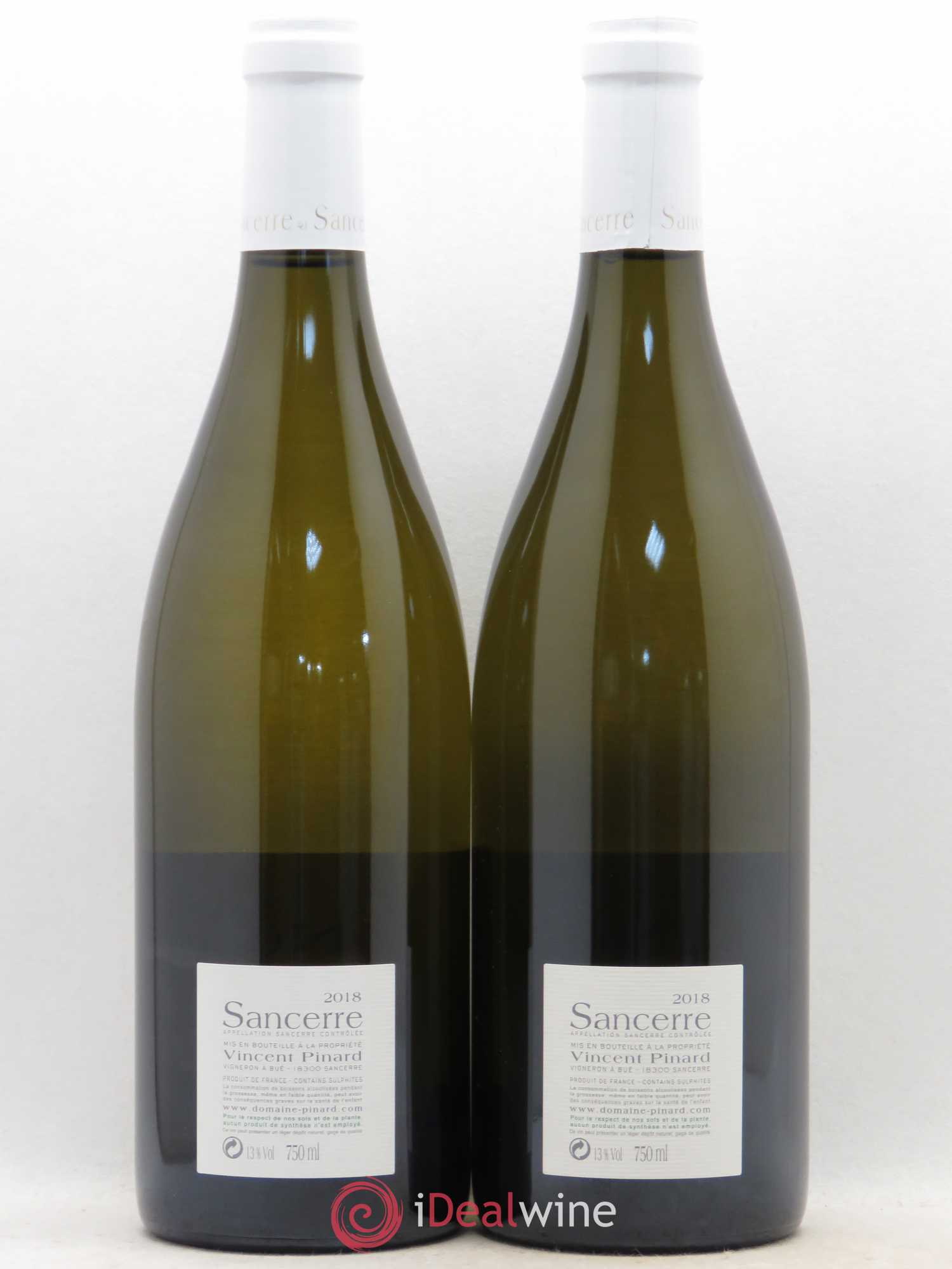 Sancerre Nuance Vincent Pinard 2018 - Lot de 2 bouteilles - 1