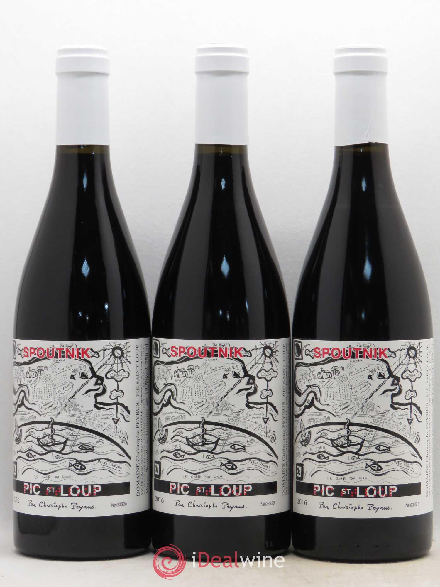 Pic Saint-Loup Clos des Reboussiers Spoutnik (sans prix de réserve) 2016 - Posten von 6 Flaschen - 1