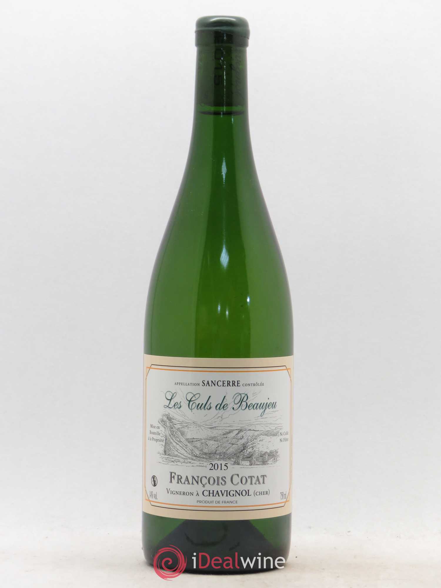 Sancerre Les Culs de Beaujeu François Cotat 2015 - Lot de 1 bouteille - 0