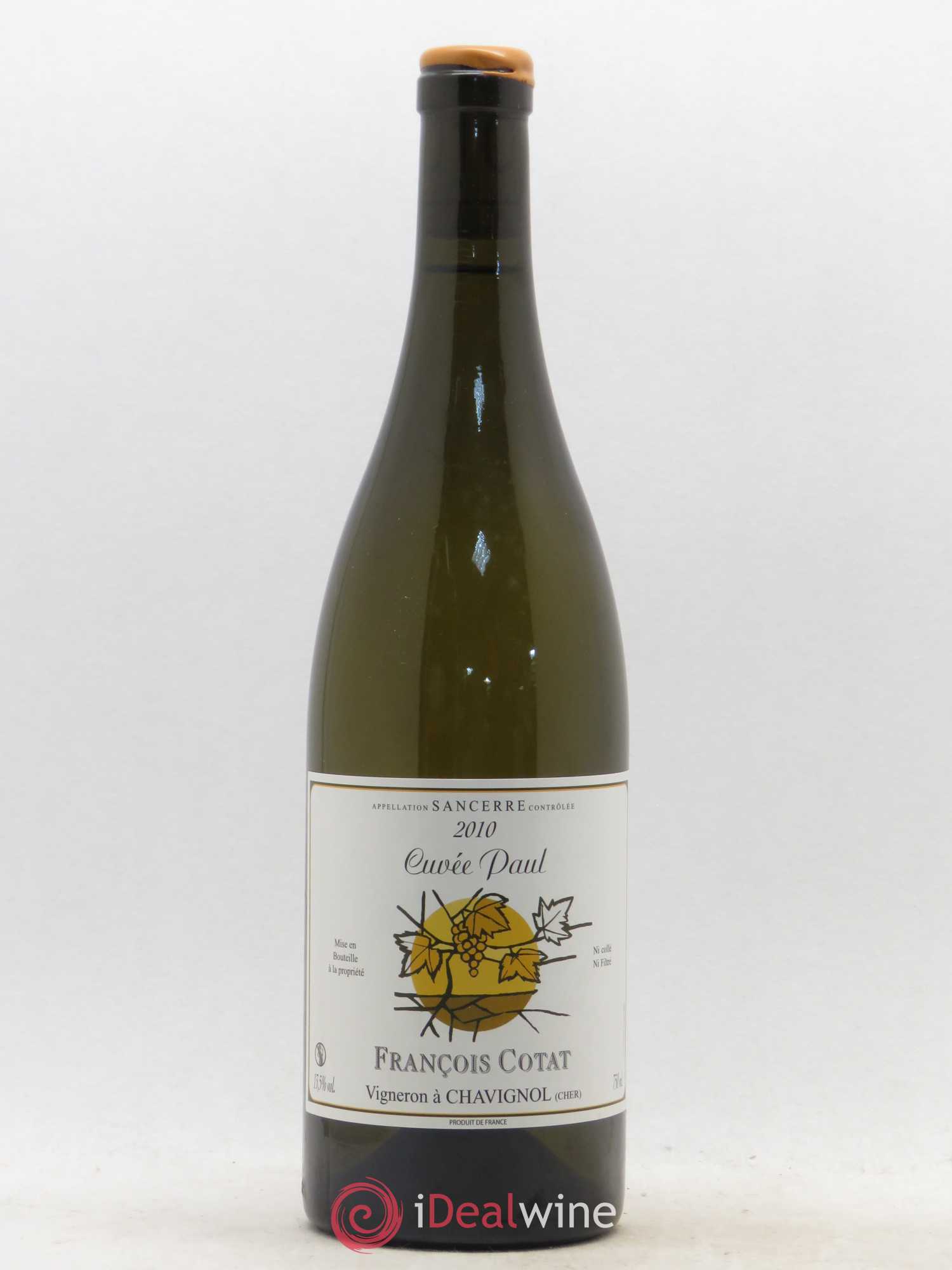 Sancerre Cuvée Paul François Cotat 2010 - Lot de 1 bouteille - 0