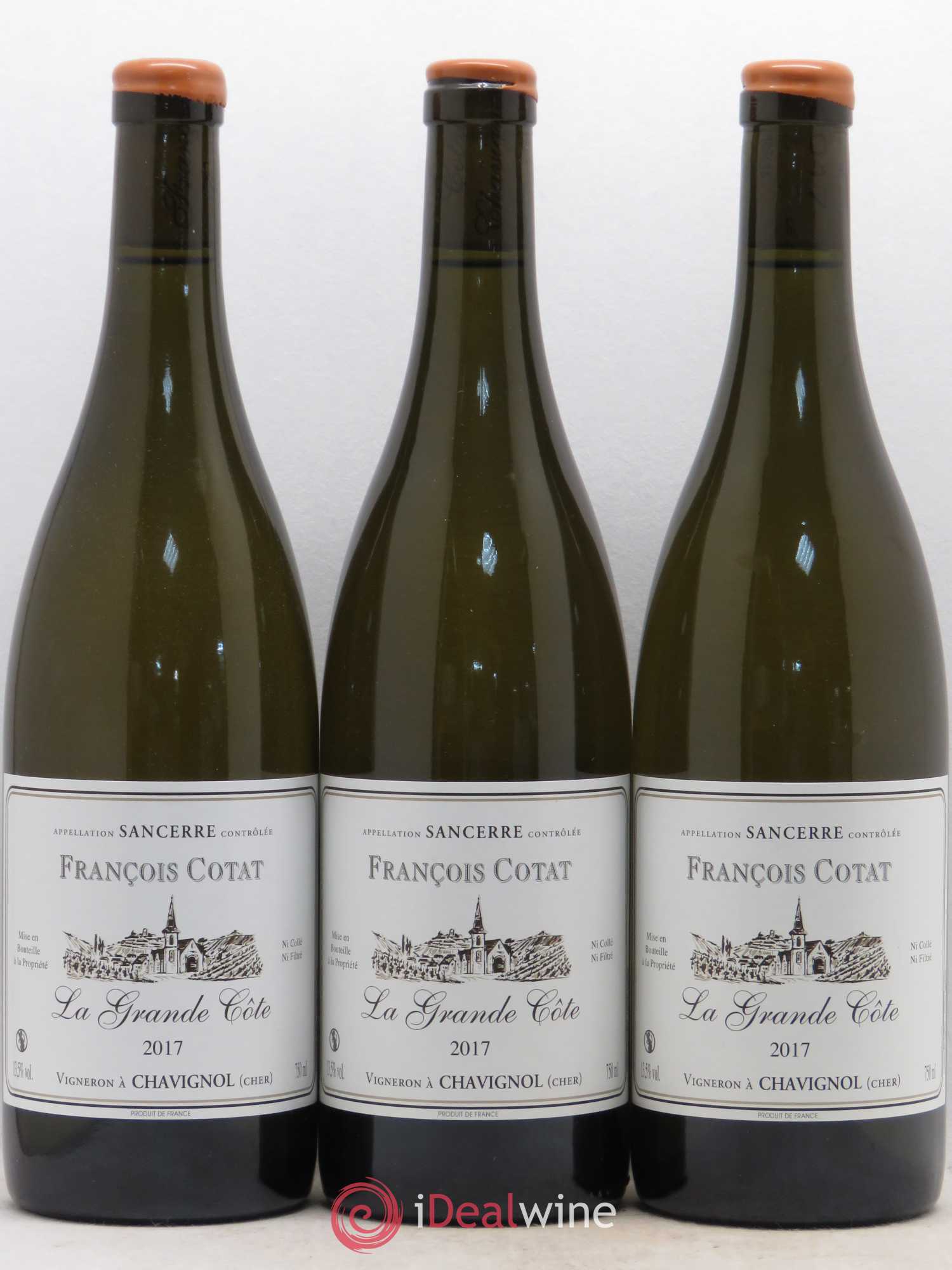 Sancerre La Grande Côte François Cotat 2017 - Lot de 3 bouteilles - 0