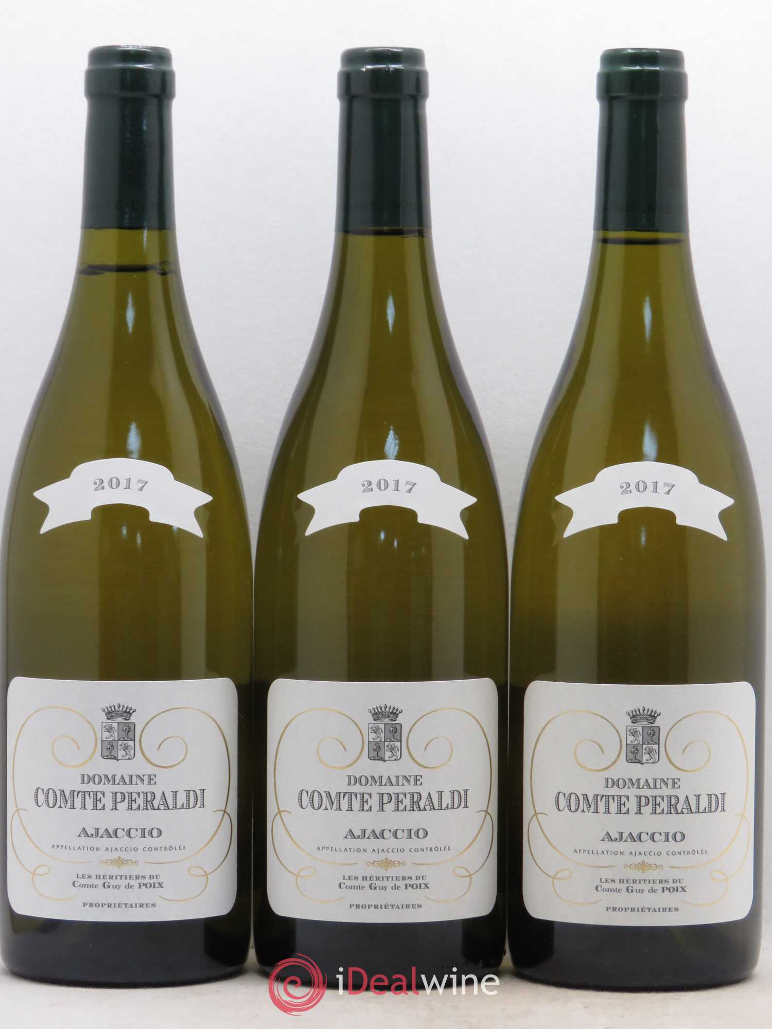 Ajaccio Comte Peraldi (sans prix de réserve) 2017 - Posten von 3 Flaschen - 0