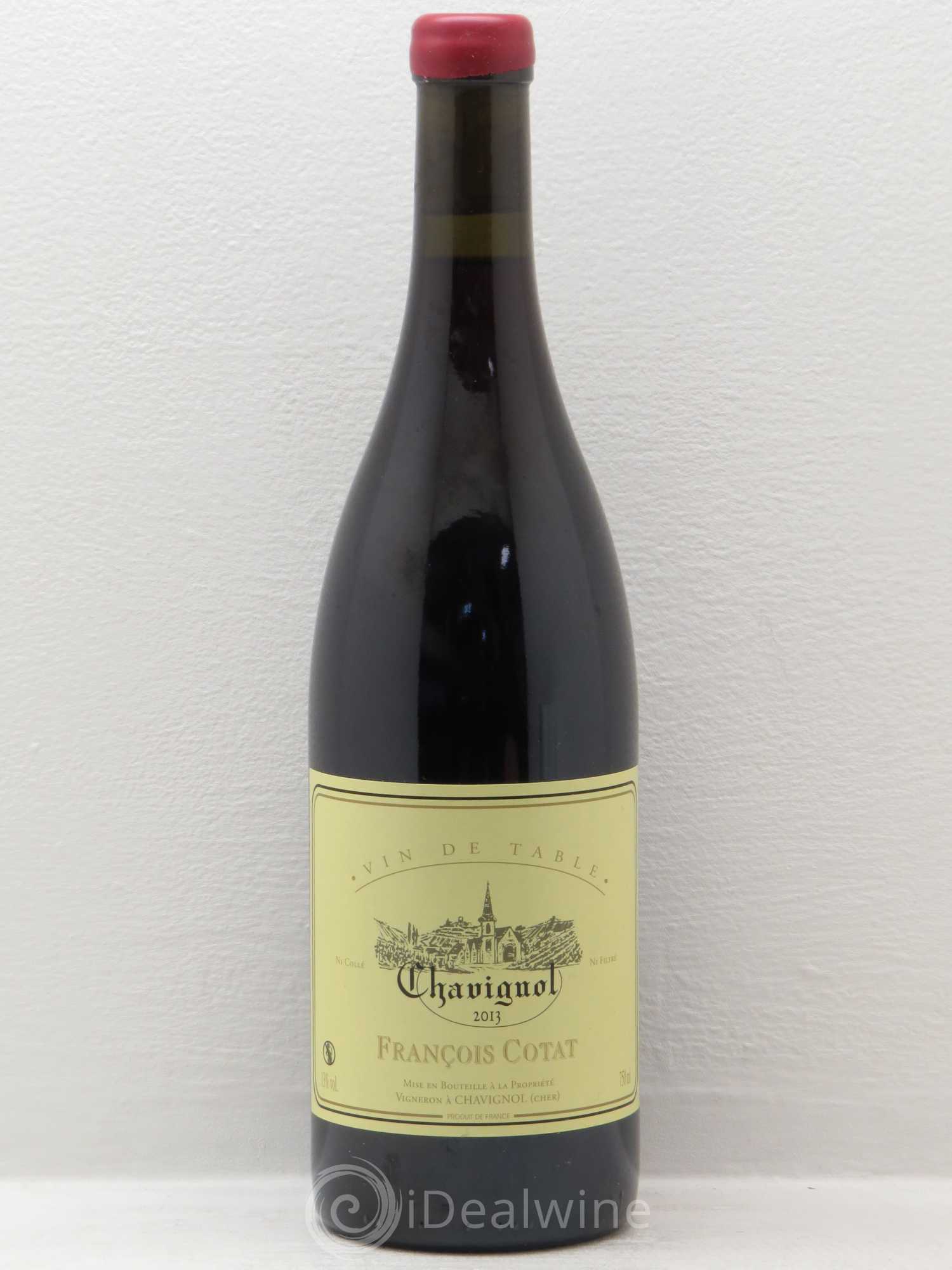 Vin de table Chavignol Francois Cotat 2013 - Posten von 1 Flasche - 0