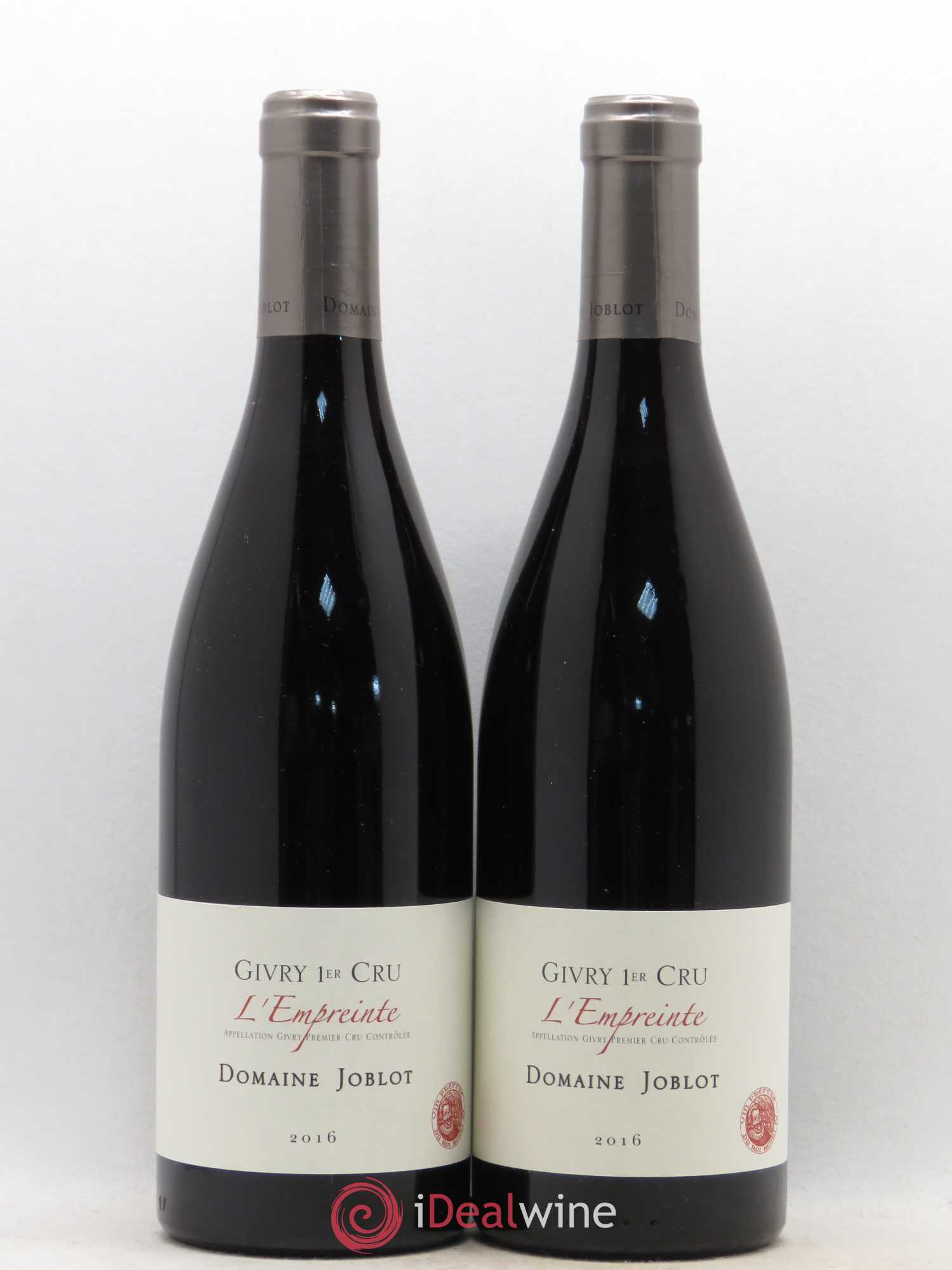 Givry 1er Cru L'Empreinte Joblot (Domaine) 2016 - Lot de 2 bouteilles - 0