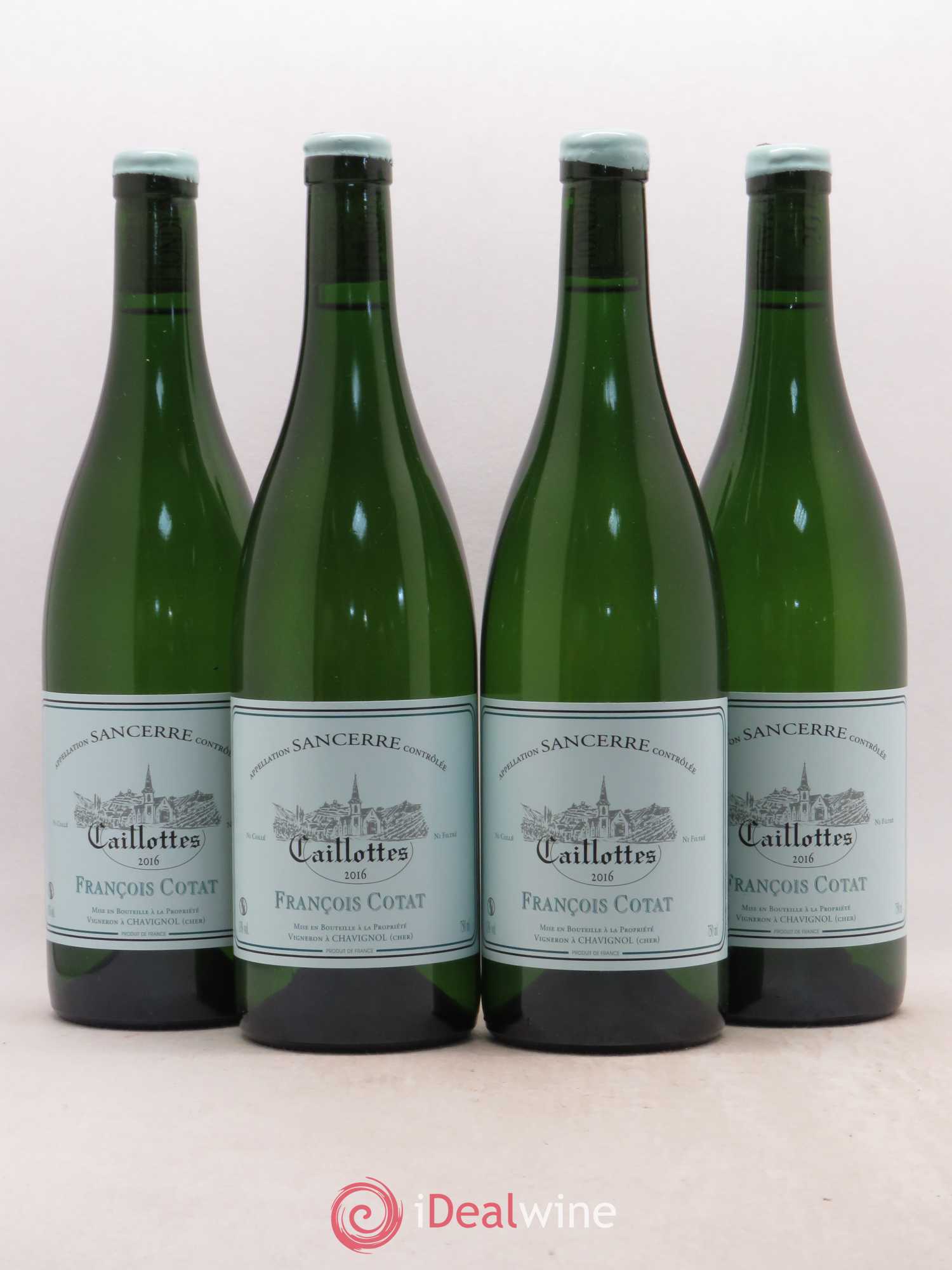 Sancerre Les Caillottes François Cotat (sans prix de réserve) 2016 - Lot de 4 bouteilles - 0