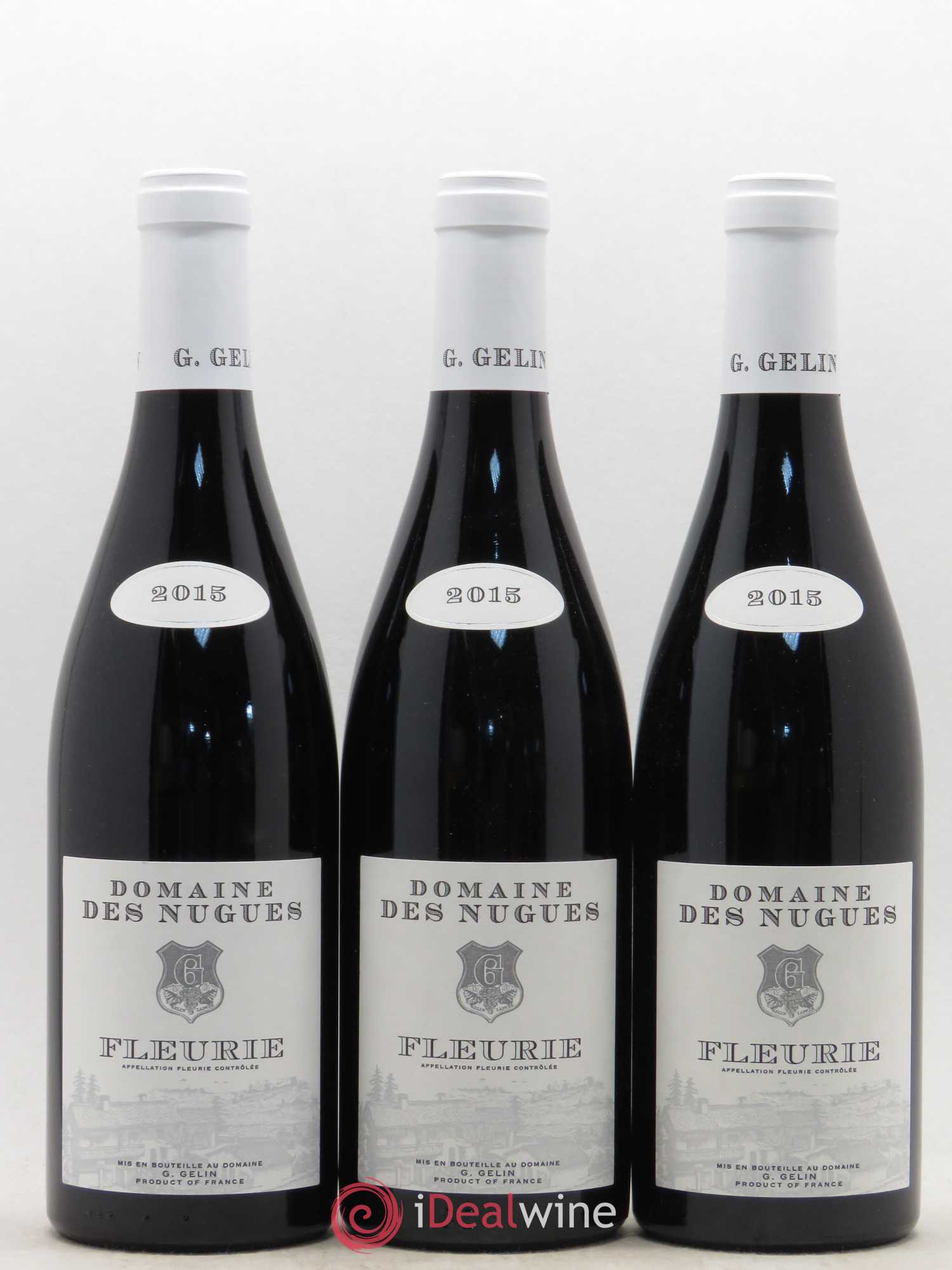 Fleurie Domaine des Nugues (sans prix de réserve) 2015 - Posten von 3 Flaschen - 0
