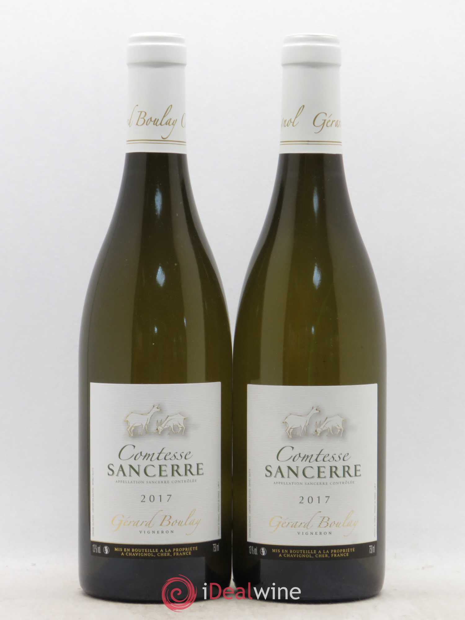 Sancerre Comtesse Gérard Boulay 2017 - Lot de 2 bouteilles - 0