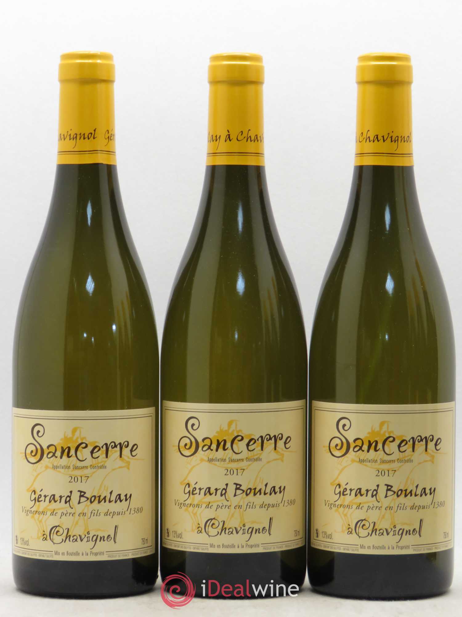 Sancerre Tradition Gerard Boulay (sans prix de réserve) 2017 - Posten von 6 Flaschen - 2