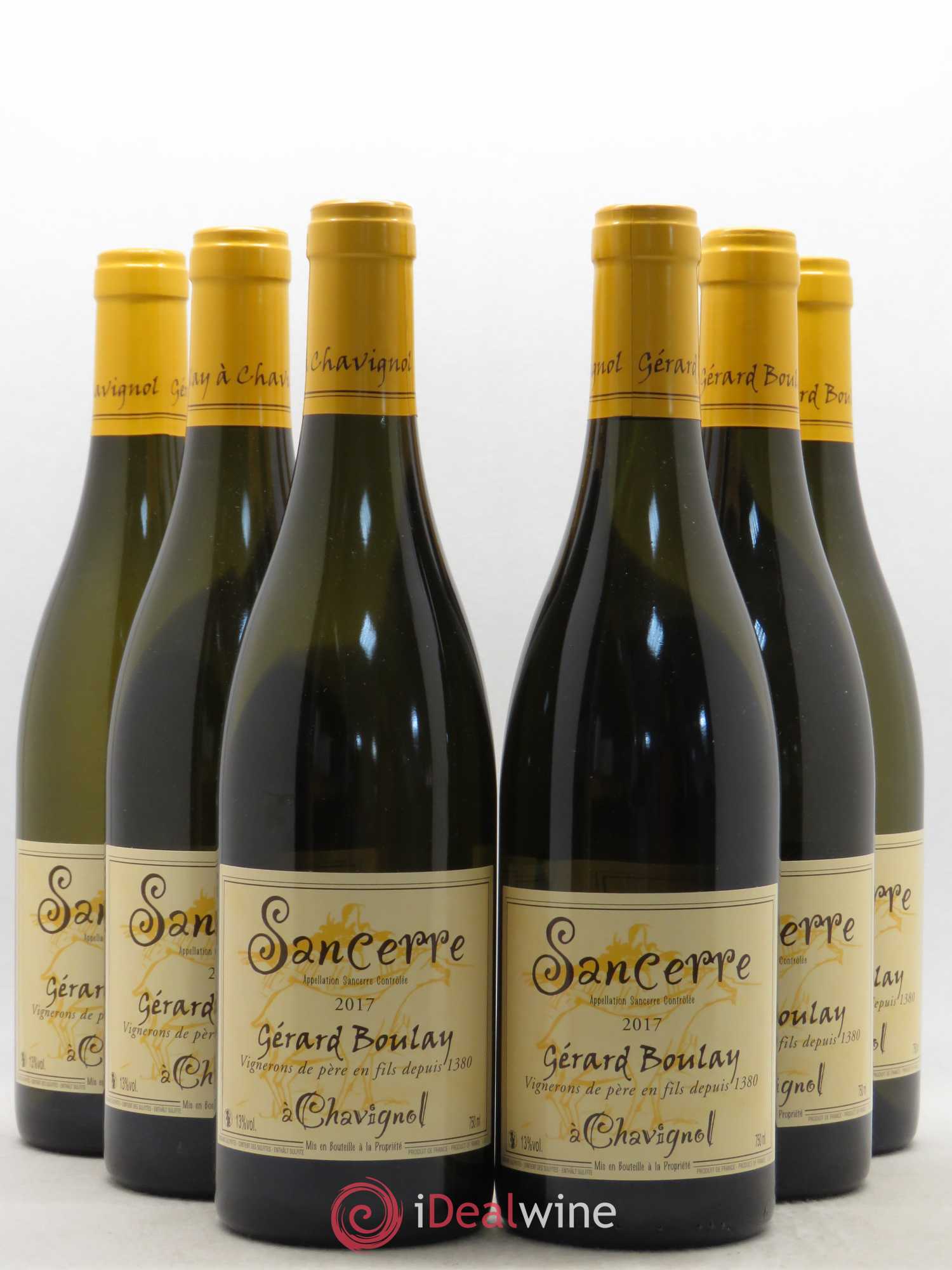 Sancerre Tradition Gerard Boulay (sans prix de réserve) 2017 - Posten von 6 Flaschen - 0