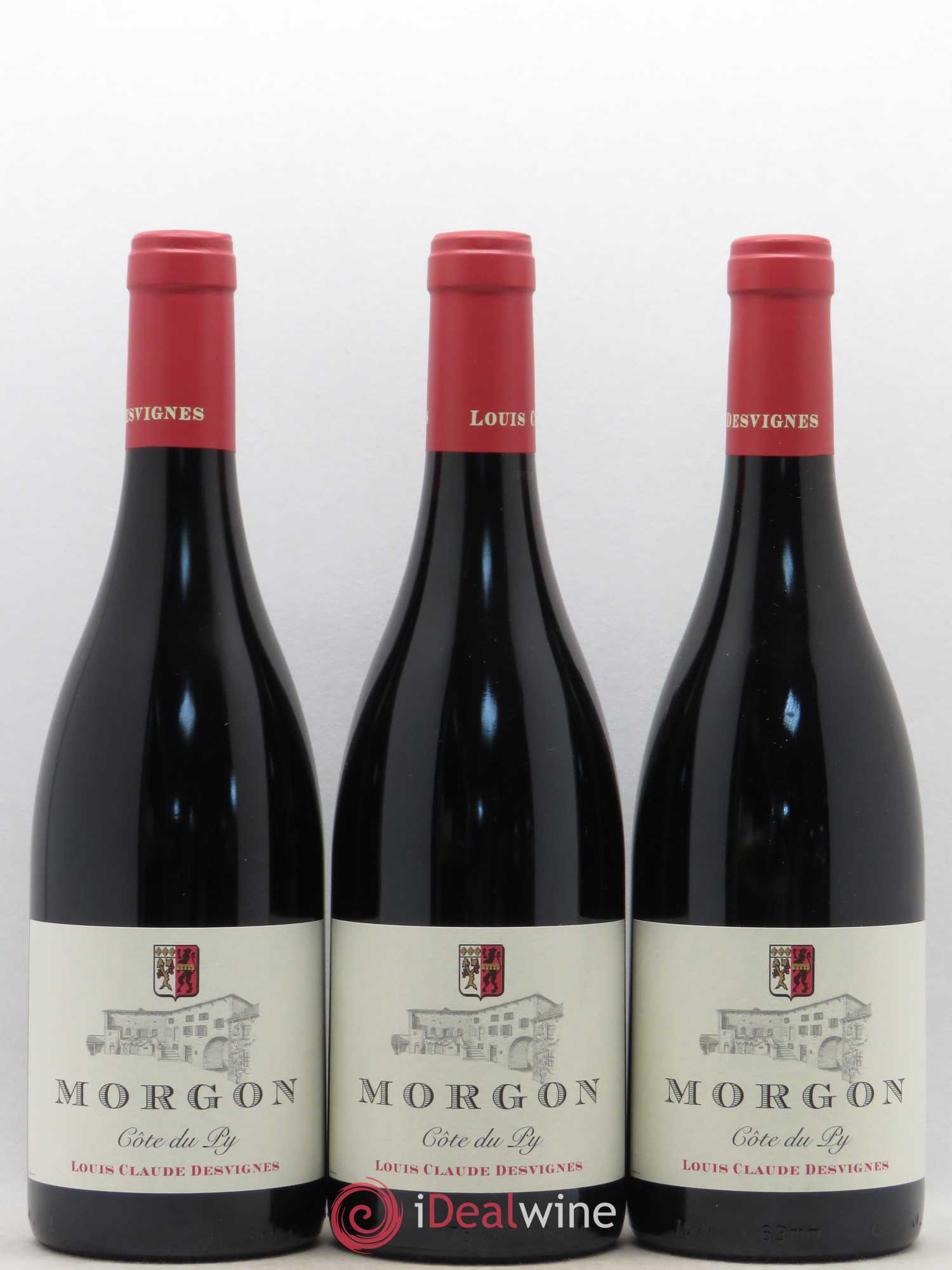 Morgon Côte du Py Louis-Claude Desvignes (sans prix de réserve) 2017 - Lot de 3 bouteilles - 0