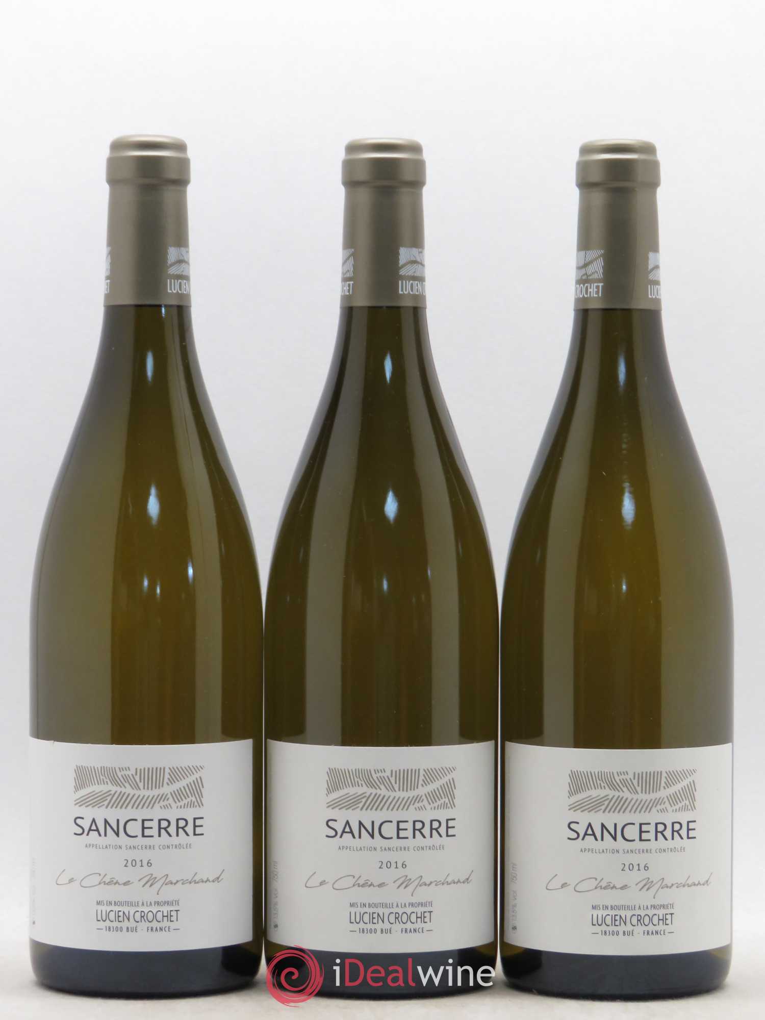 Sancerre Le Chêne Marchand Lucien Crochet 2016 - Lot de 3 bouteilles - 0