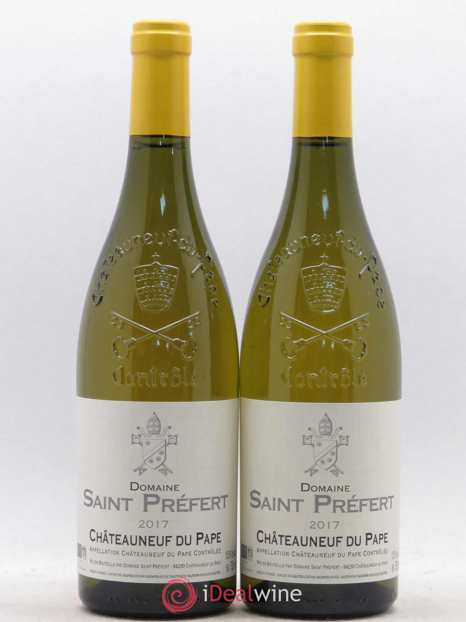 Châteauneuf-du-Pape Domaine de Saint Préfert 2017 - Lot de 2 bouteilles - 0