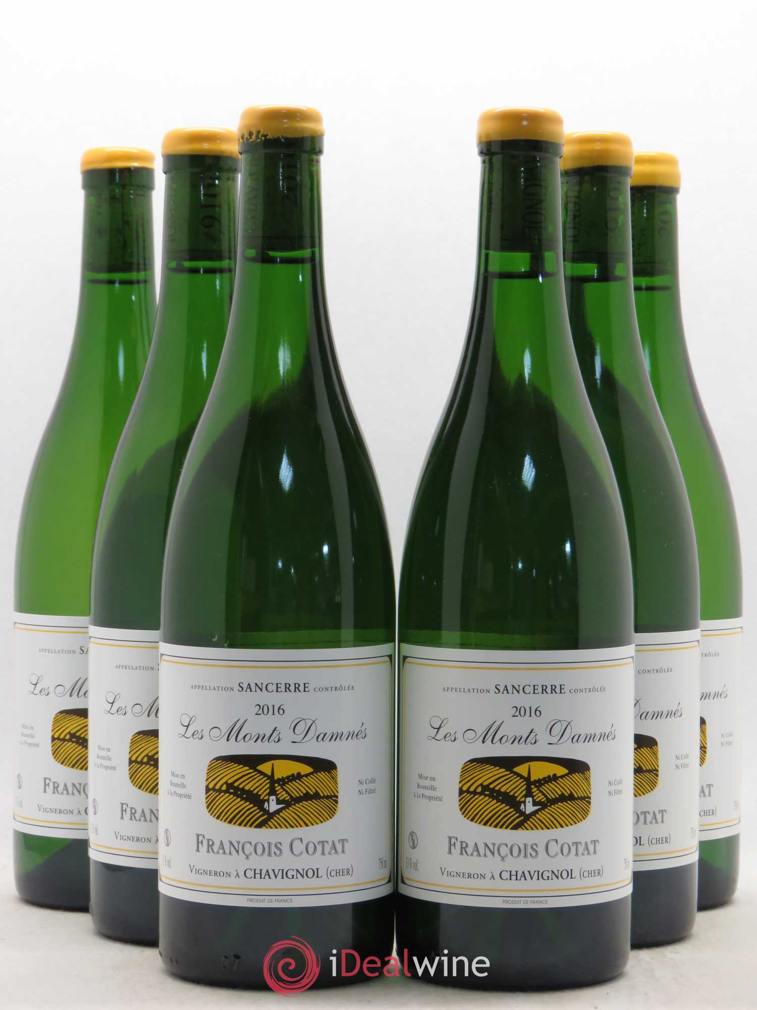 Sancerre Les Monts Damnés François Cotat 2016 - Lot de 6 bouteilles - 0