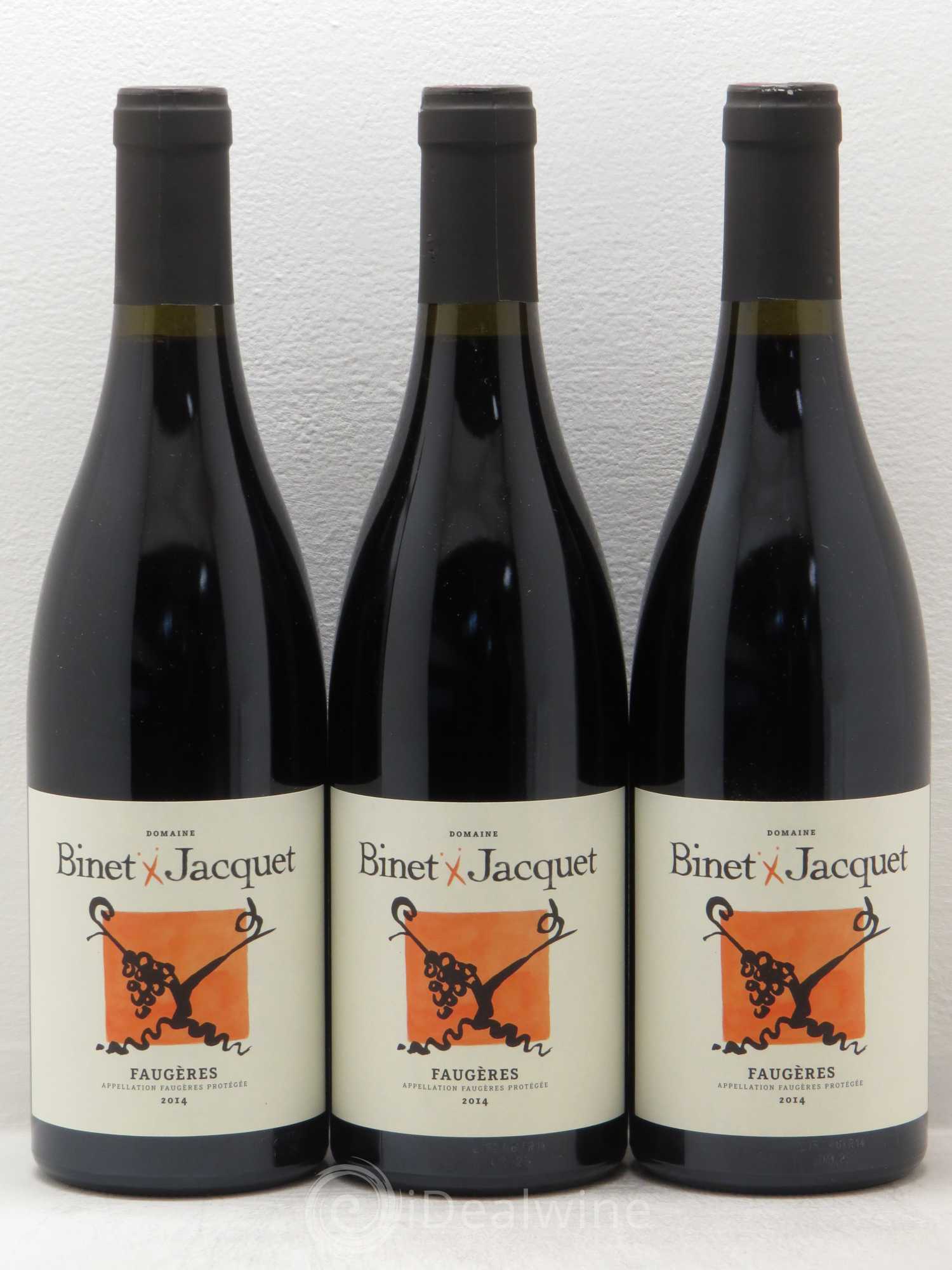 Faugères Tradition Domaine Binet (sans prix de réserve) 2014 - Posten von 3 Flaschen - 0