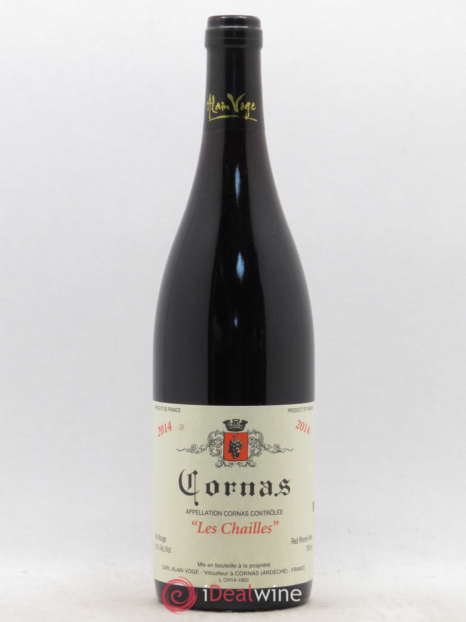 Cornas Les Chailles Alain Voge (Domaine) 2014 - Lot de 1 bouteille - 0