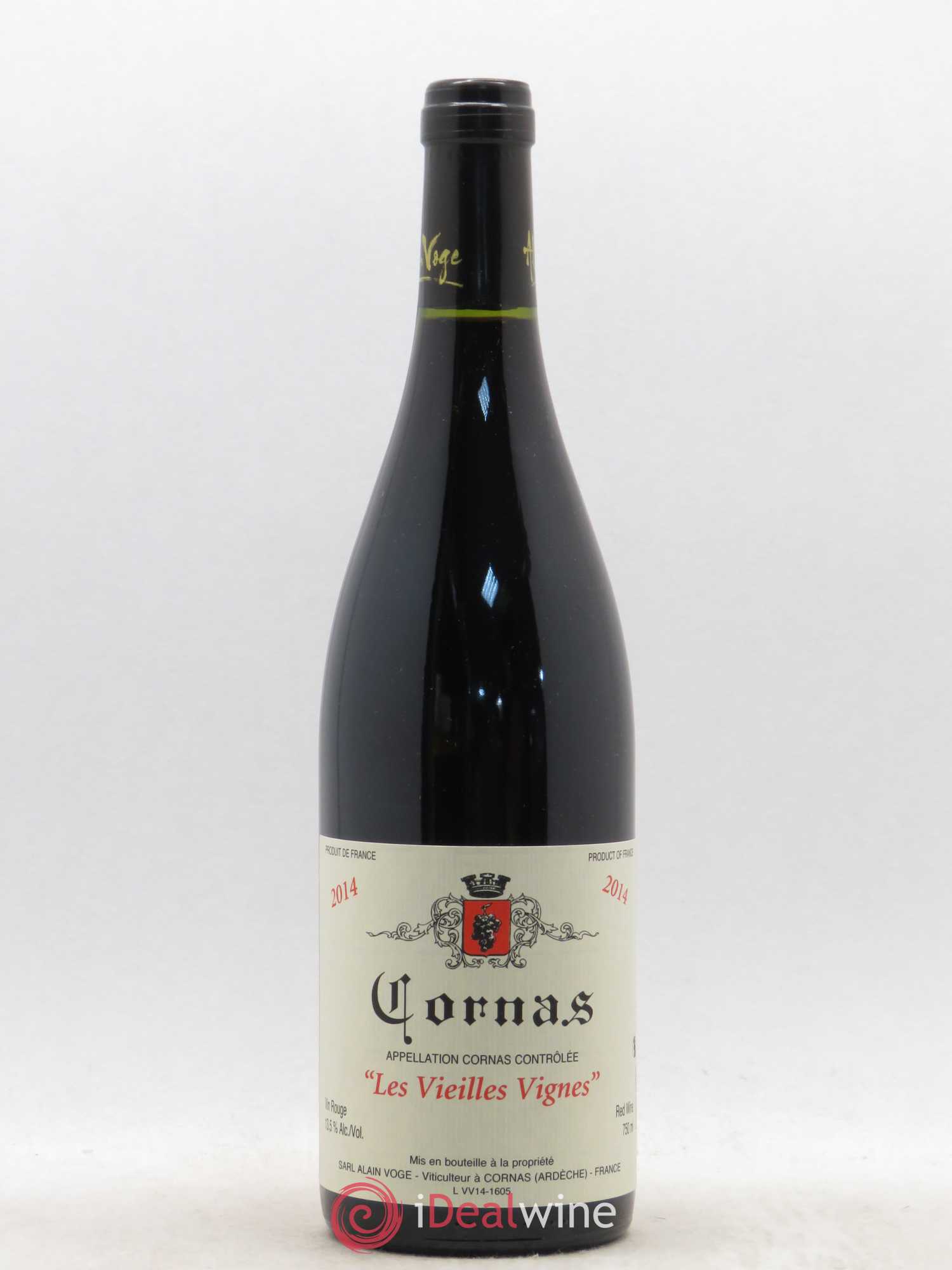 Cornas Les Vieilles Vignes Alain Voge (Domaine) 2014 - Lot de 1 bouteille - 0