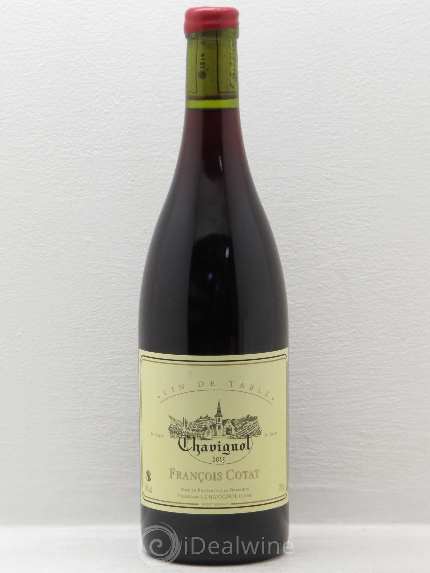 Vin de table Chavignol Francois Cotat 2015 - Posten von 1 Flasche - 0