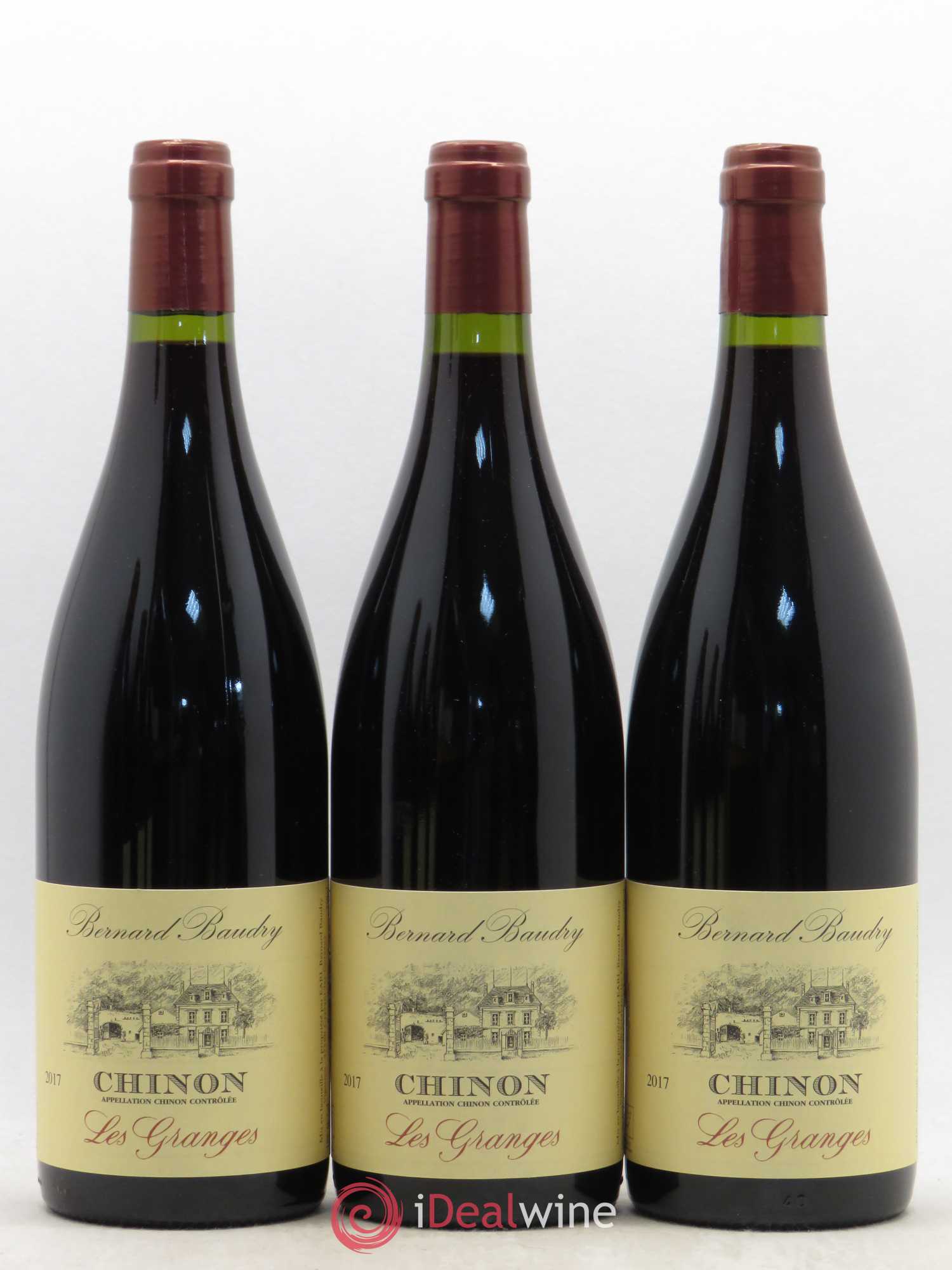 Chinon Les Granges Bernard Baudry (sans prix de réserve) 2017 - Lot de 6 bouteilles - 2
