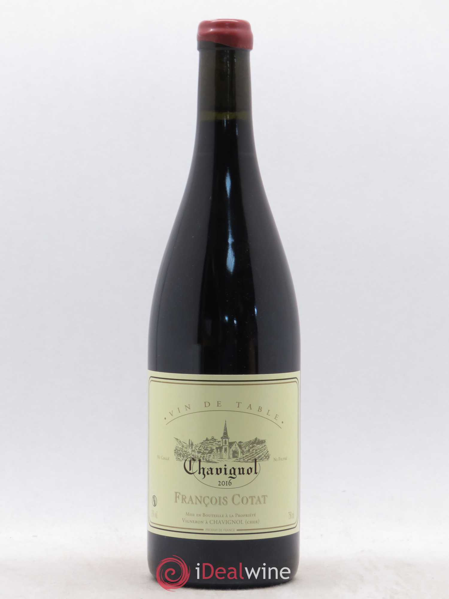 Vin de table - Chavignol François Cotat 2016 - Lot de 1 bouteille - 0